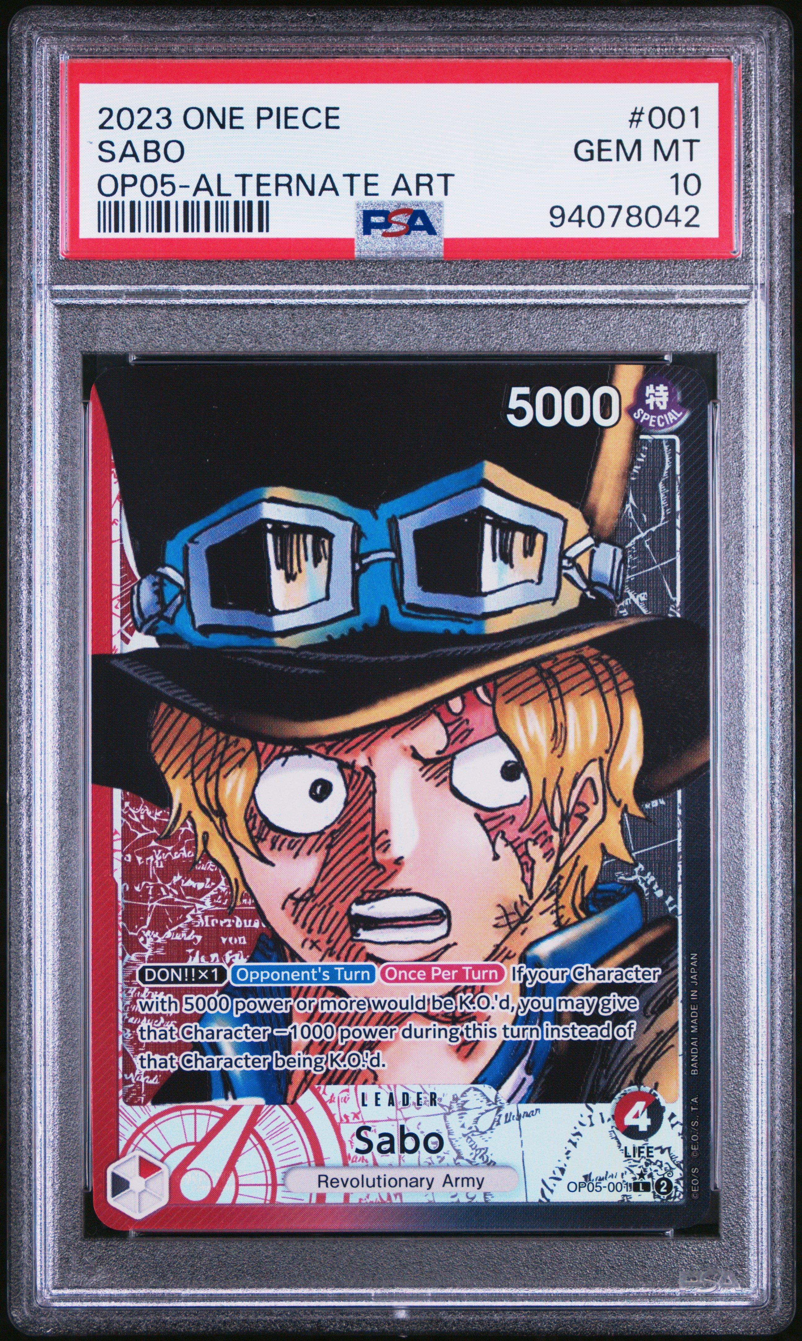 ONE PIECE サボ 2023 One Piece Op05-awakening Of The New Era 001 Sabo Alternate