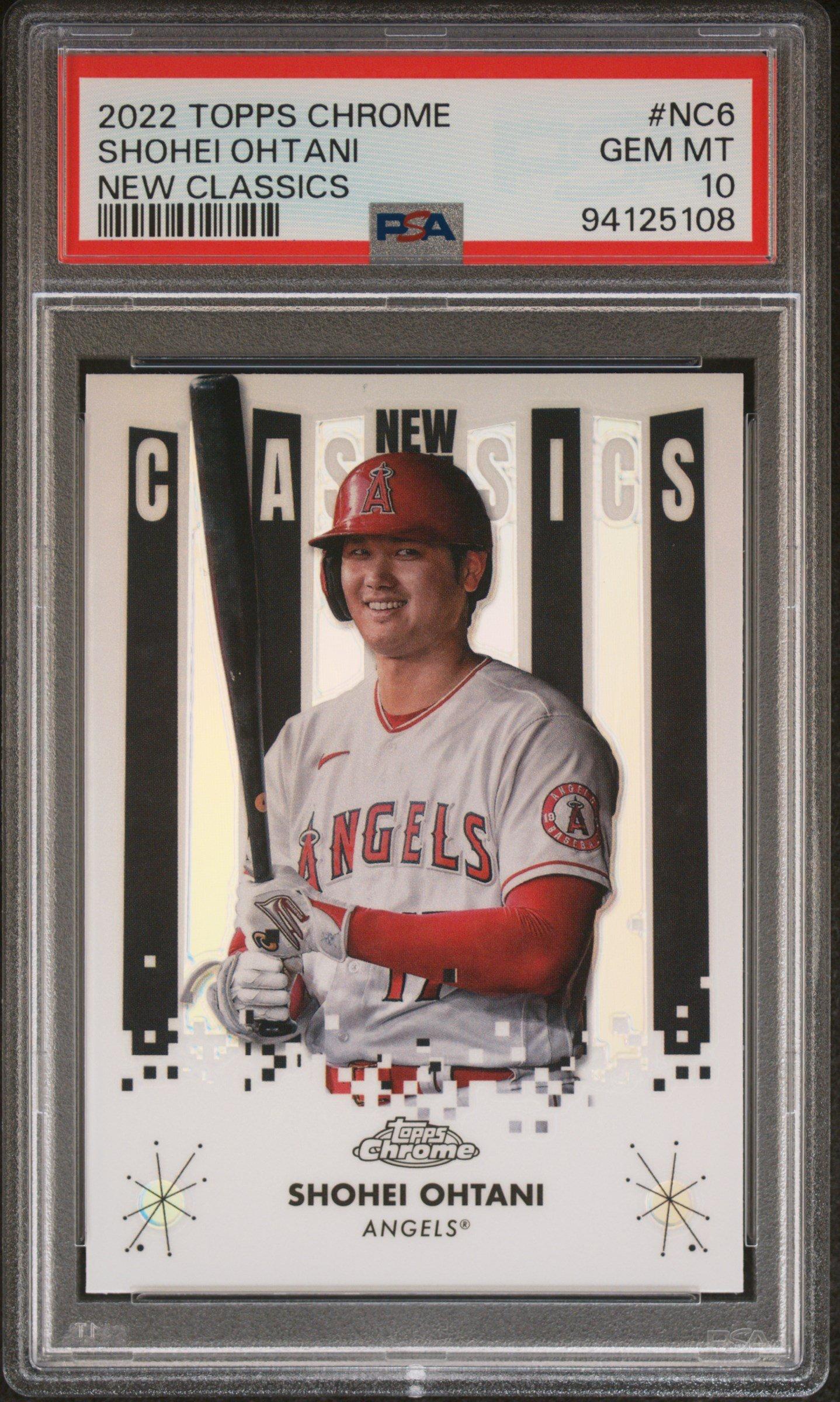 2022 Topps Chrome New Classics Nc6 Shohei Ohtani PSA 10