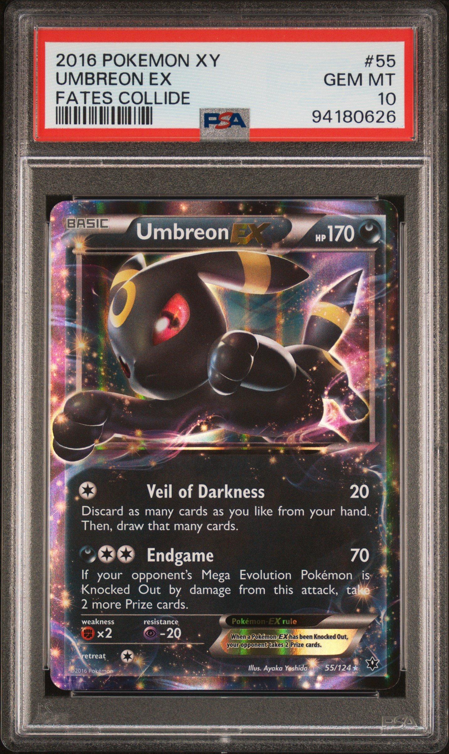 2016 Pokemon Xy Fates Collide 55 Umbreon Ex PSA 10 | GameStop