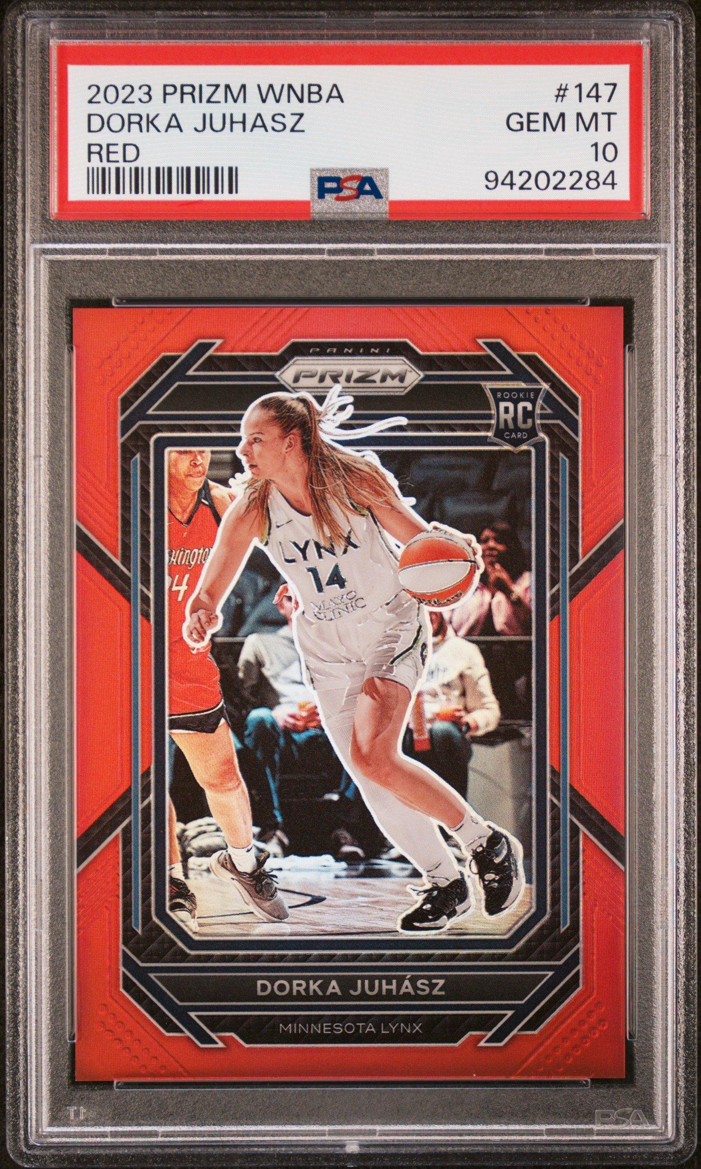 2023 Panini Prizm Wnba 147 Dorka Juhasz Red PSA 10 | GameStop