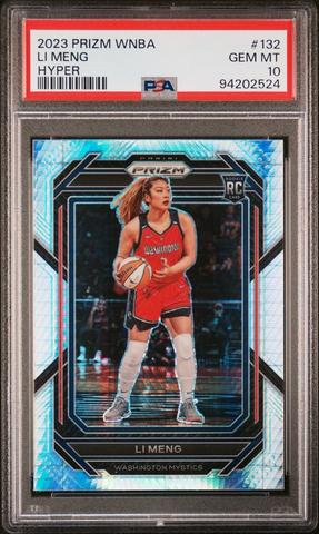2023 Panini Prizm Wnba 132 Li Meng Hyper PSA 10 | GameStop