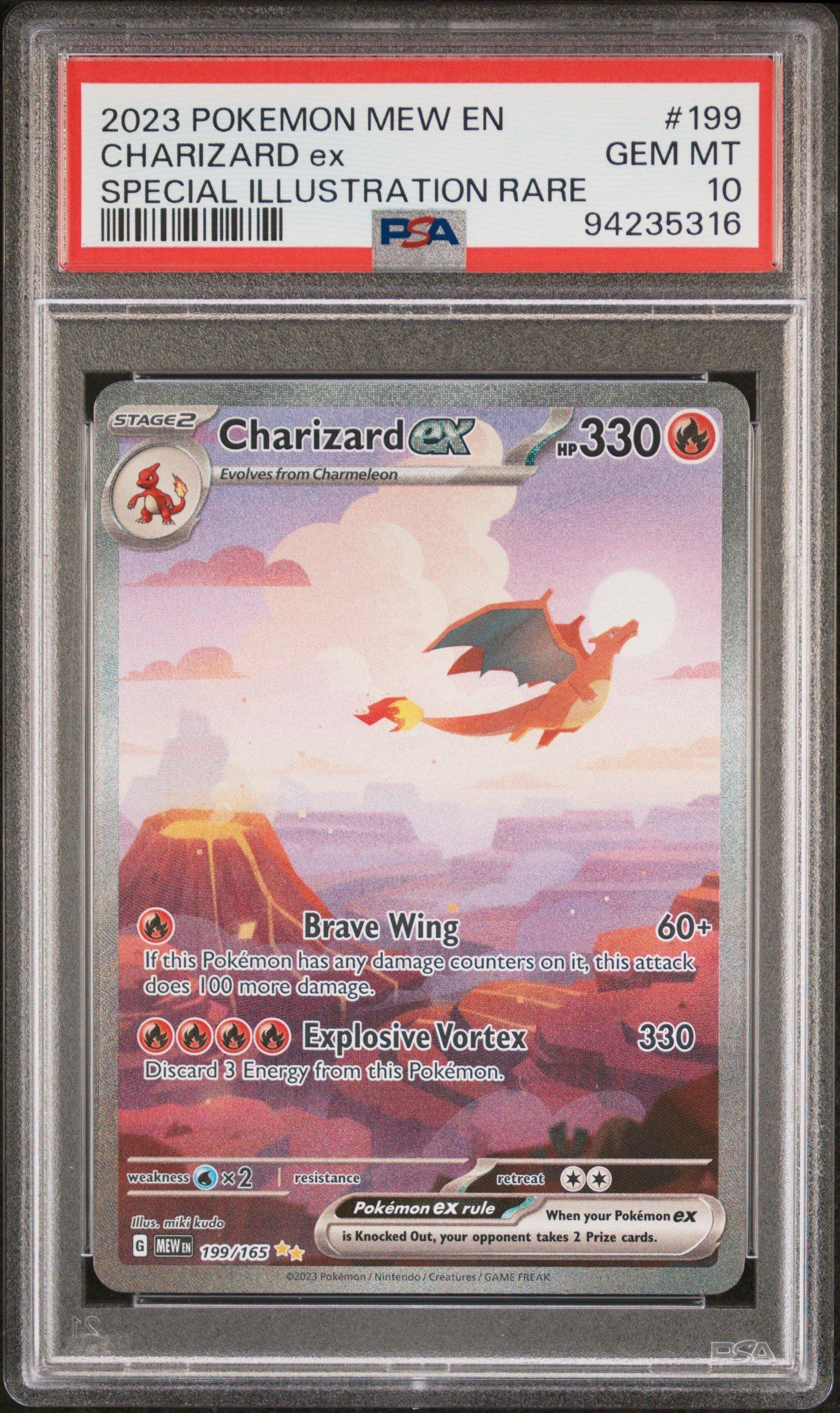 2023 Pokemon Mew En-151 199 Charizard Ex Special Illustration Rare