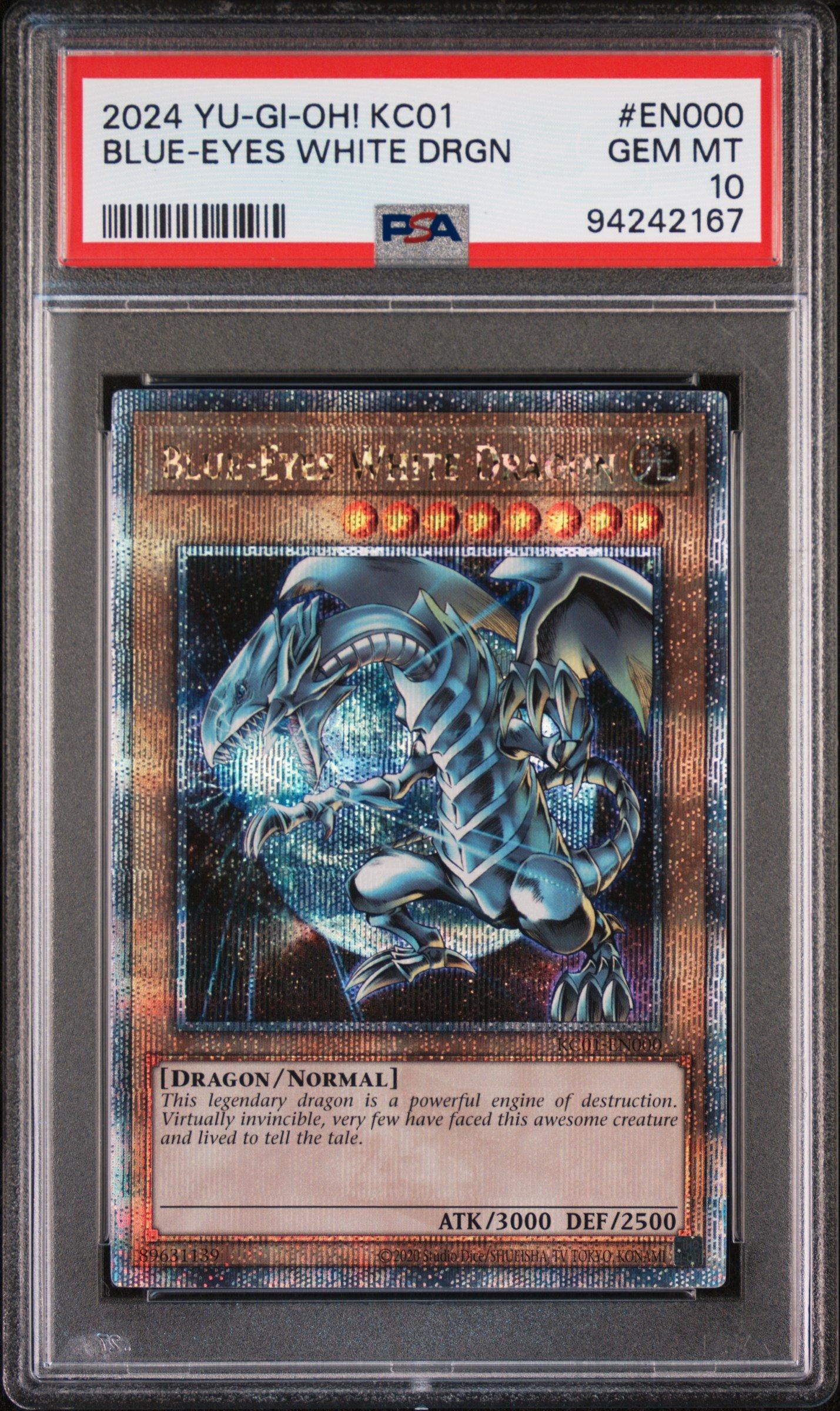 2024 Yu-gi-oh! Kc01-25th Anniversary Ultimate Kaiba Set En000 Blue