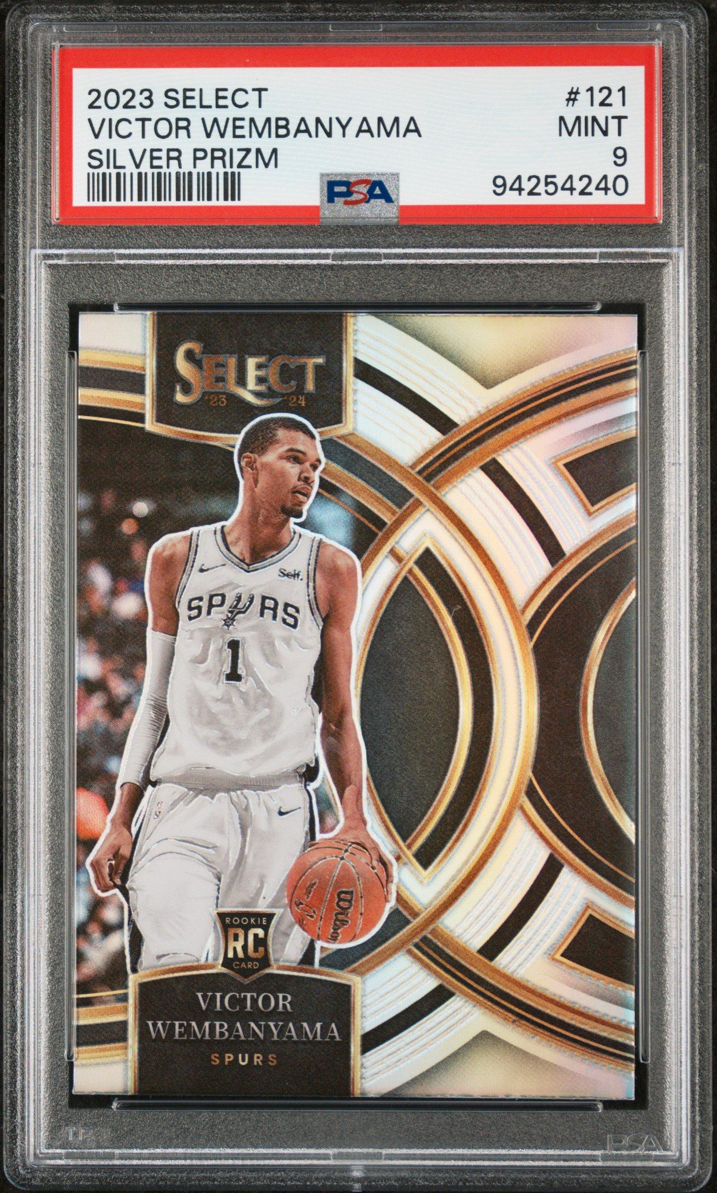 PSA9 PANINI NBA VICTOR WEMBANYAMA SILVER 【公式通販】
