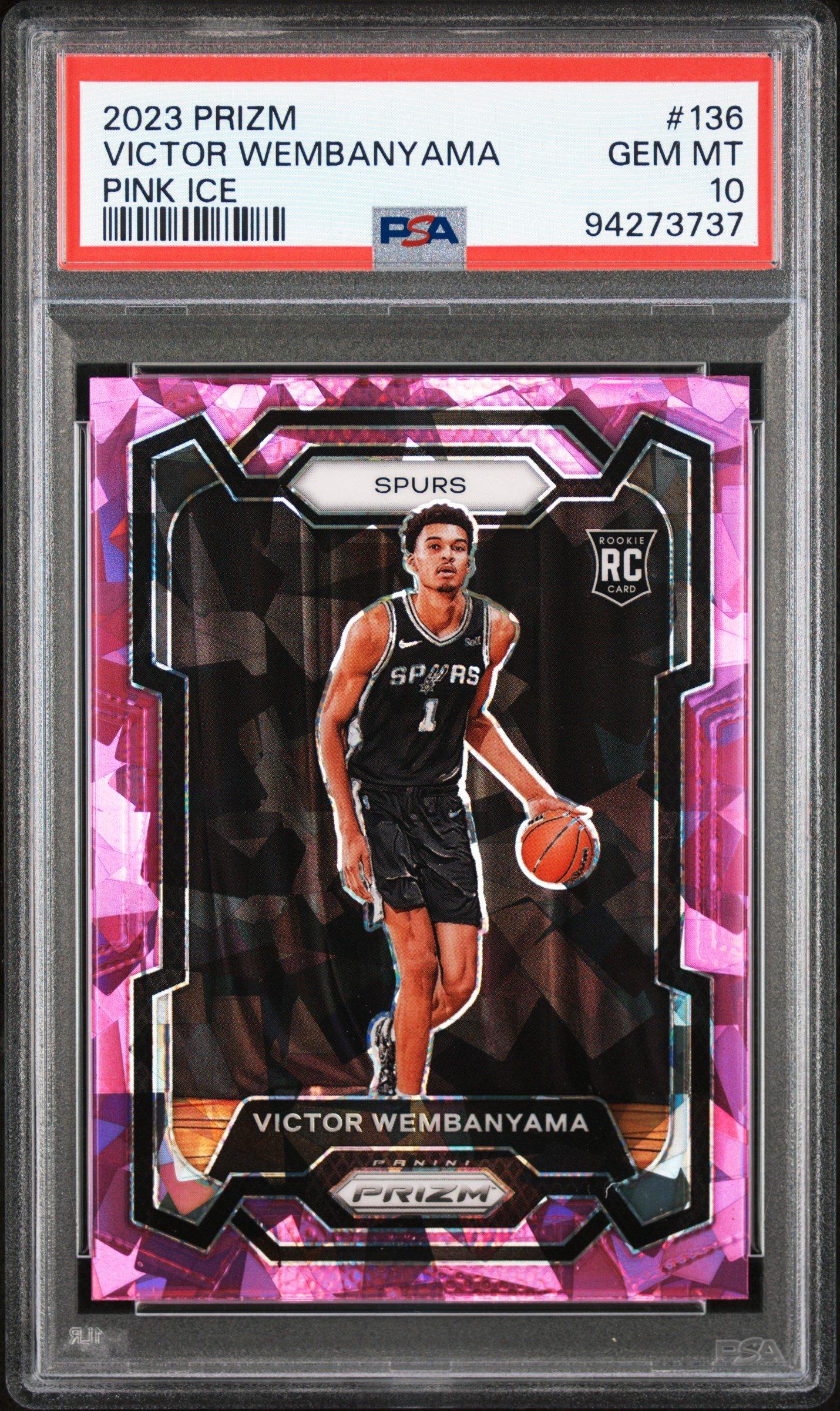 2023 Panini Prizm 136 Victor Wembanyama Pink Ice PSA 10 | GameStop