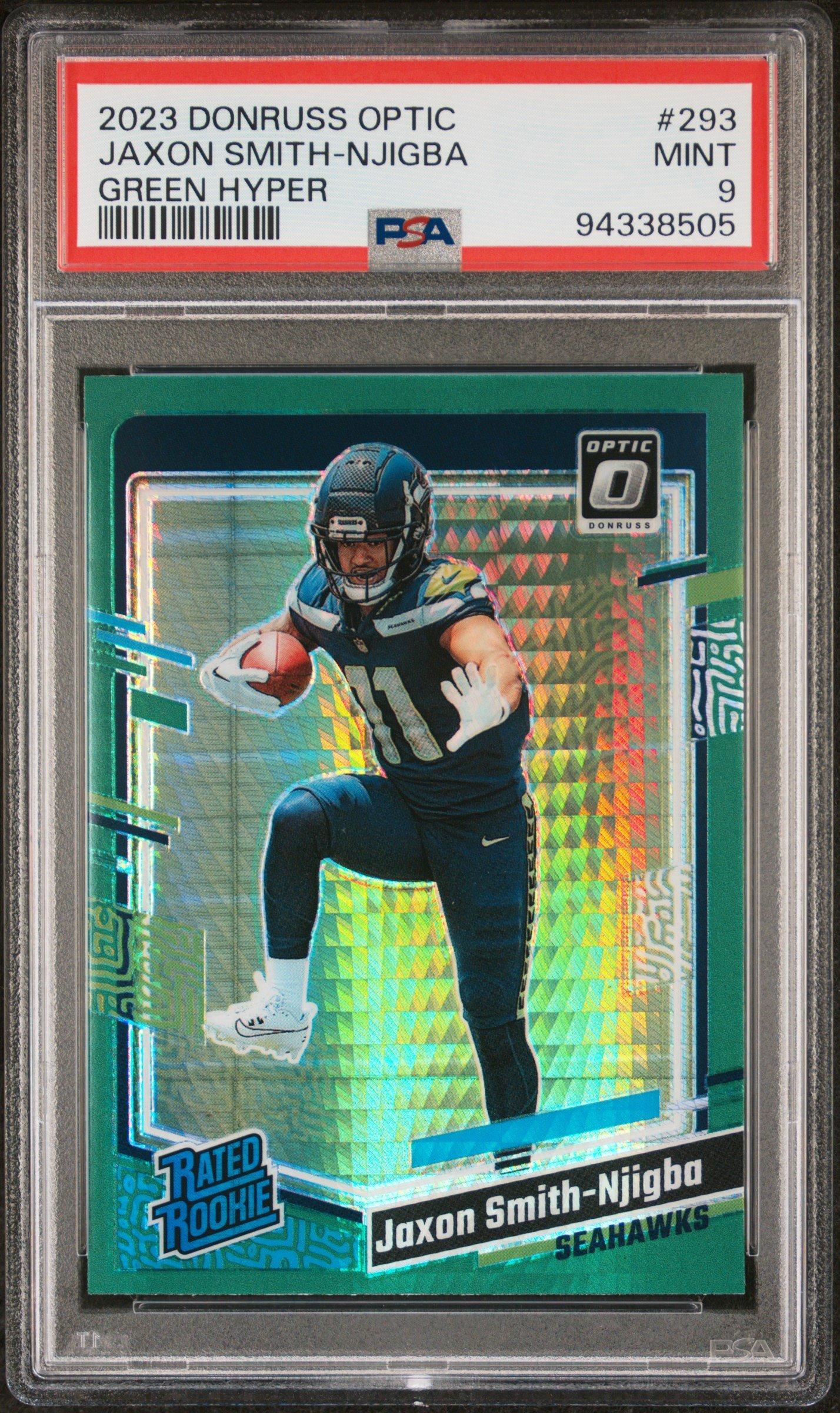 2023 Panini Donruss Optic 293 Jaxon Smith-njigba Hyper PSA