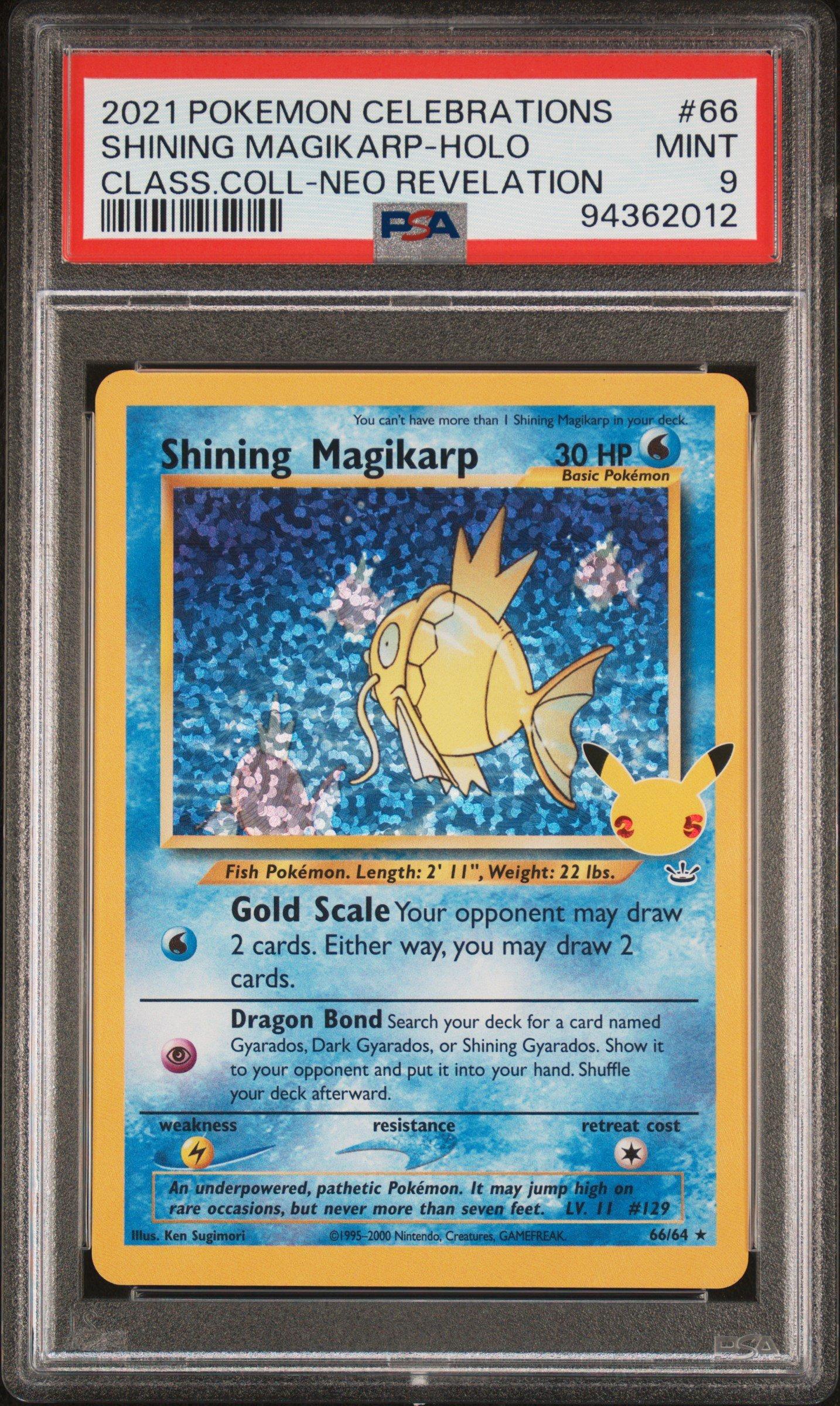 2021 Pokemon Celebrations Classic Collection 66 Shining Magikarp