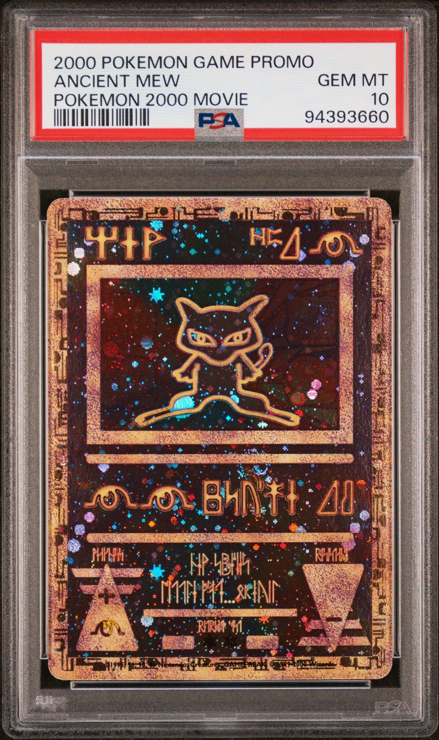 2000 Pokemon Game Movie Ancient Mew Pokemon 2000 Movie PSA 10