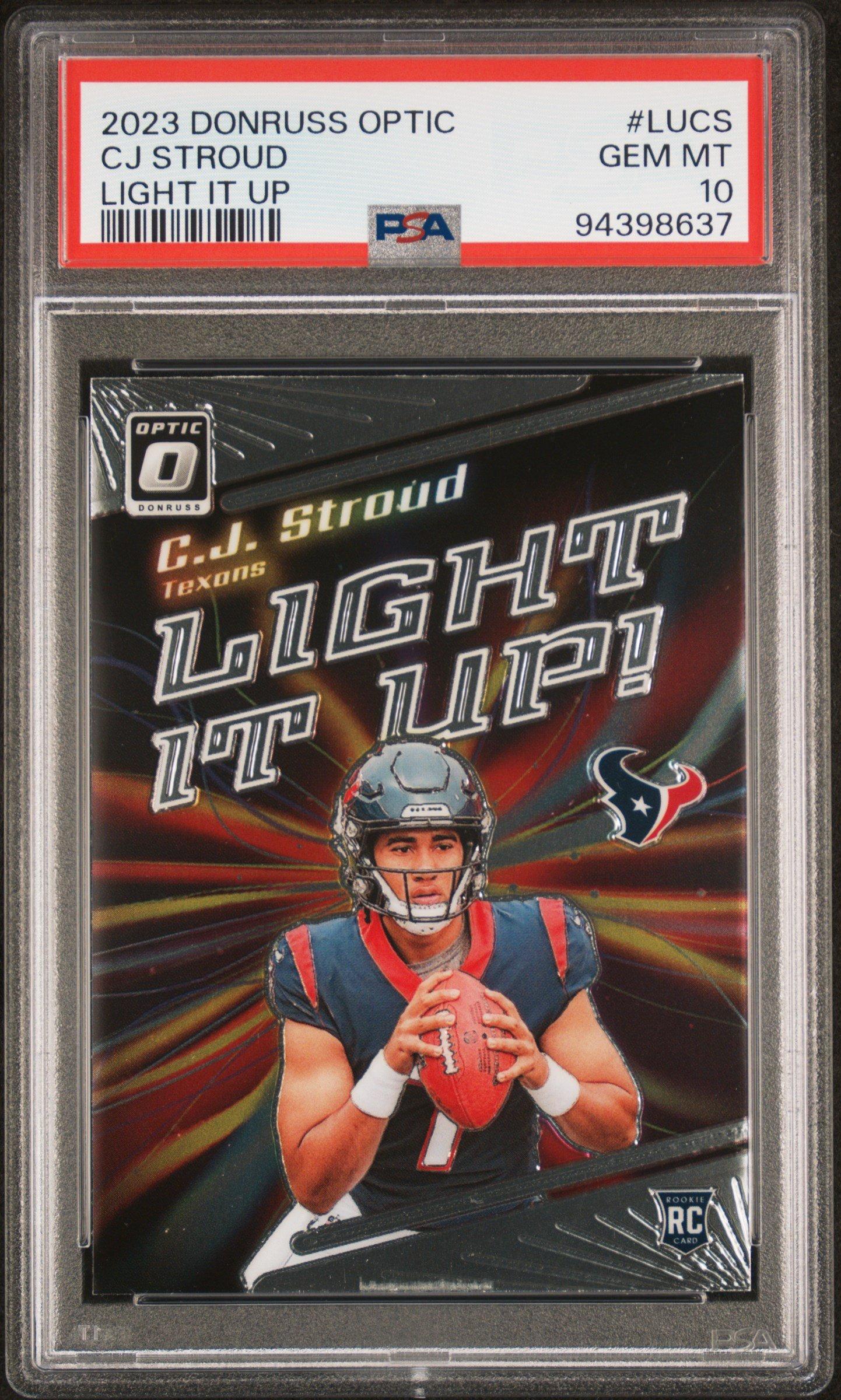 cj stroud rookie card graded NFL 2023 Panini C.J. Stroud #339 Rookie Card main image 0