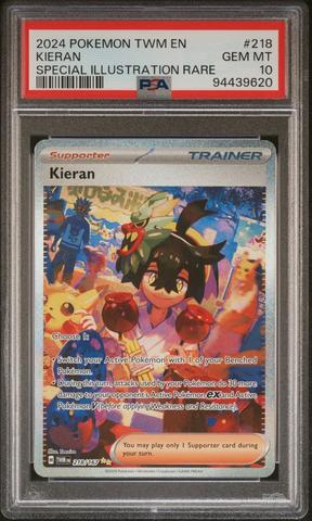 2024 Pokemon Twm En-twilight Masquerade 218 Kieran Special