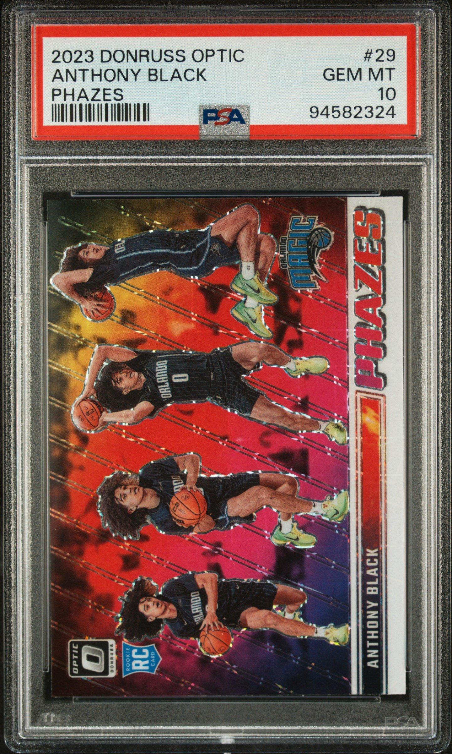 2023 Panini Donruss Optic Phazes 29 Anthony Black PSA 10