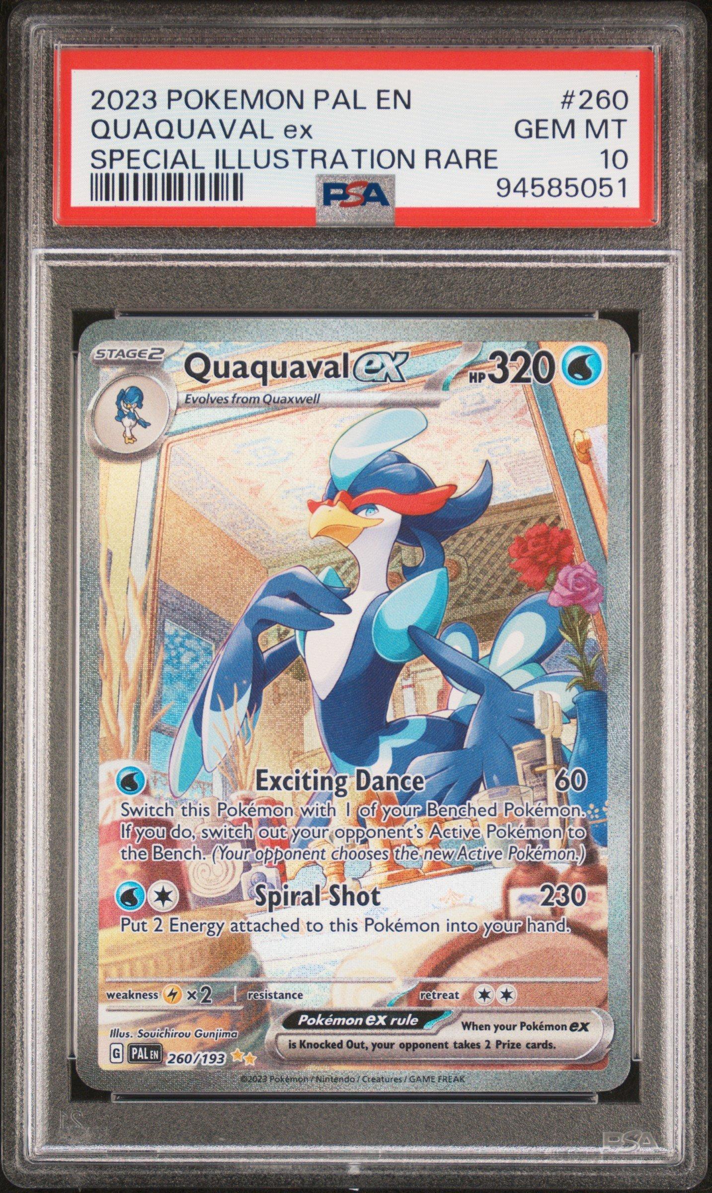 2023 Pokemon Pal En-paldea Evolved 260 Quaquaval Ex Special