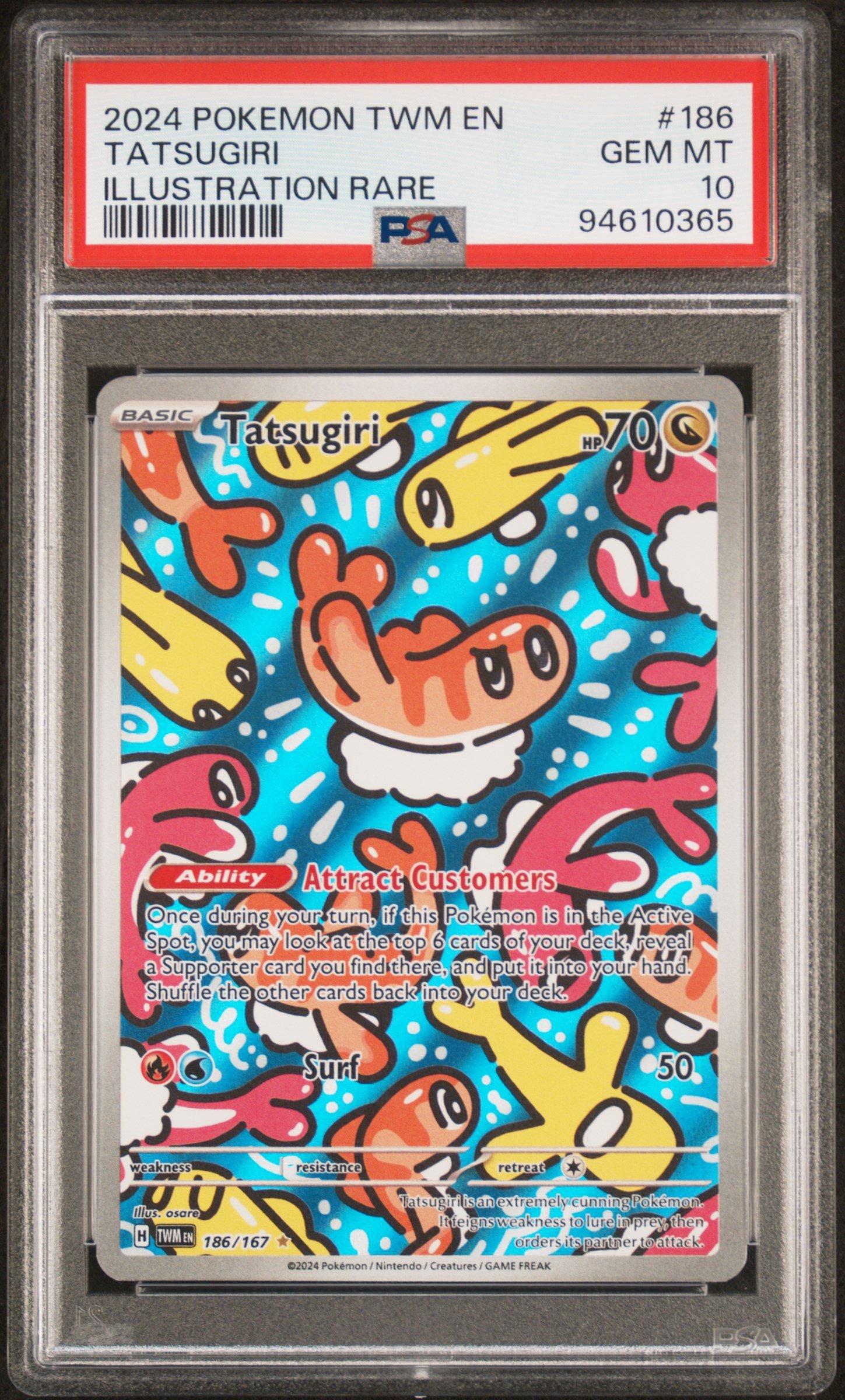 2024 Pokemon Twm En-twilight Masquerade 186 Tatsugiri Illustration