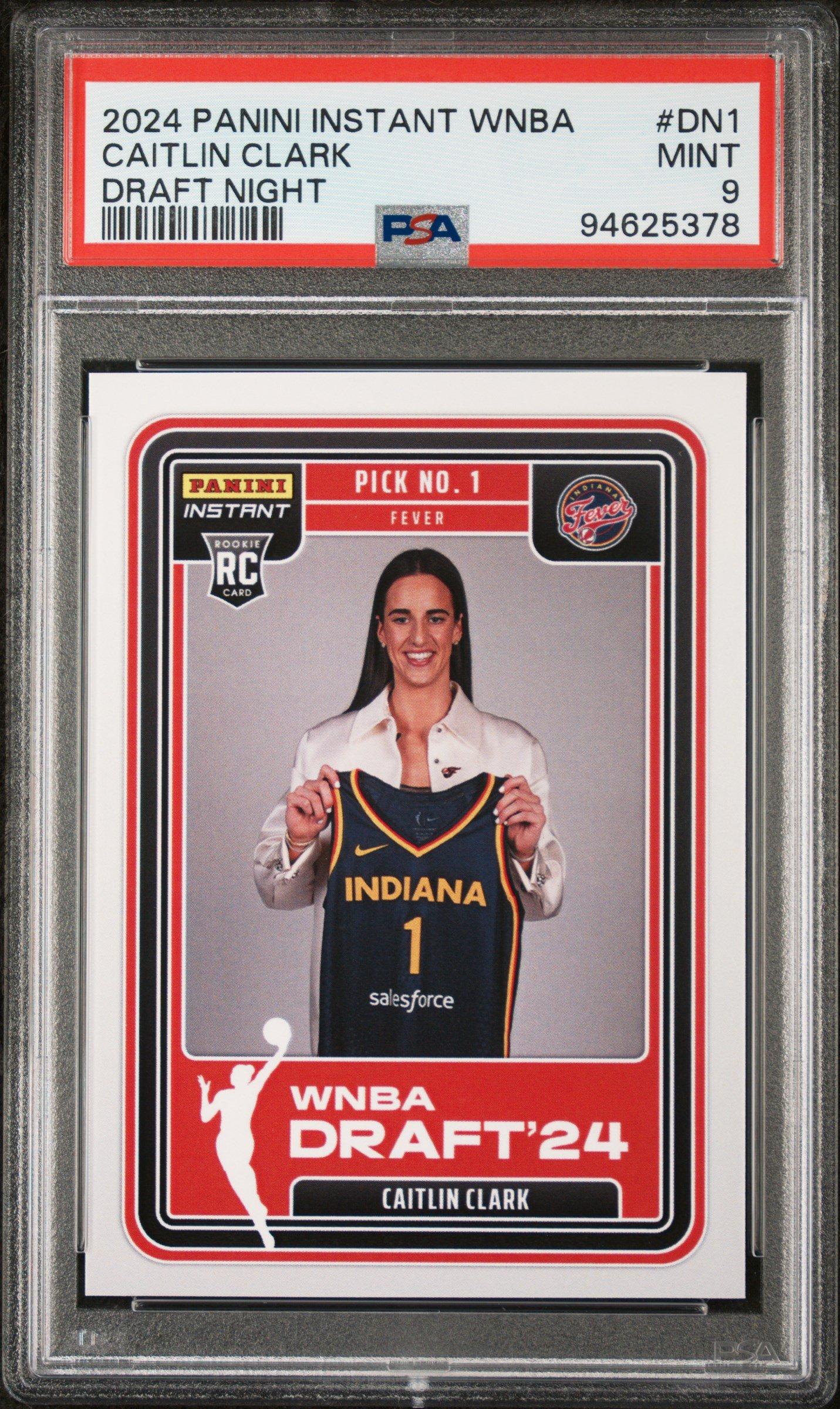 2024 Panini Instant Wnba Draft Night Dn1 Caitlin Clark PSA