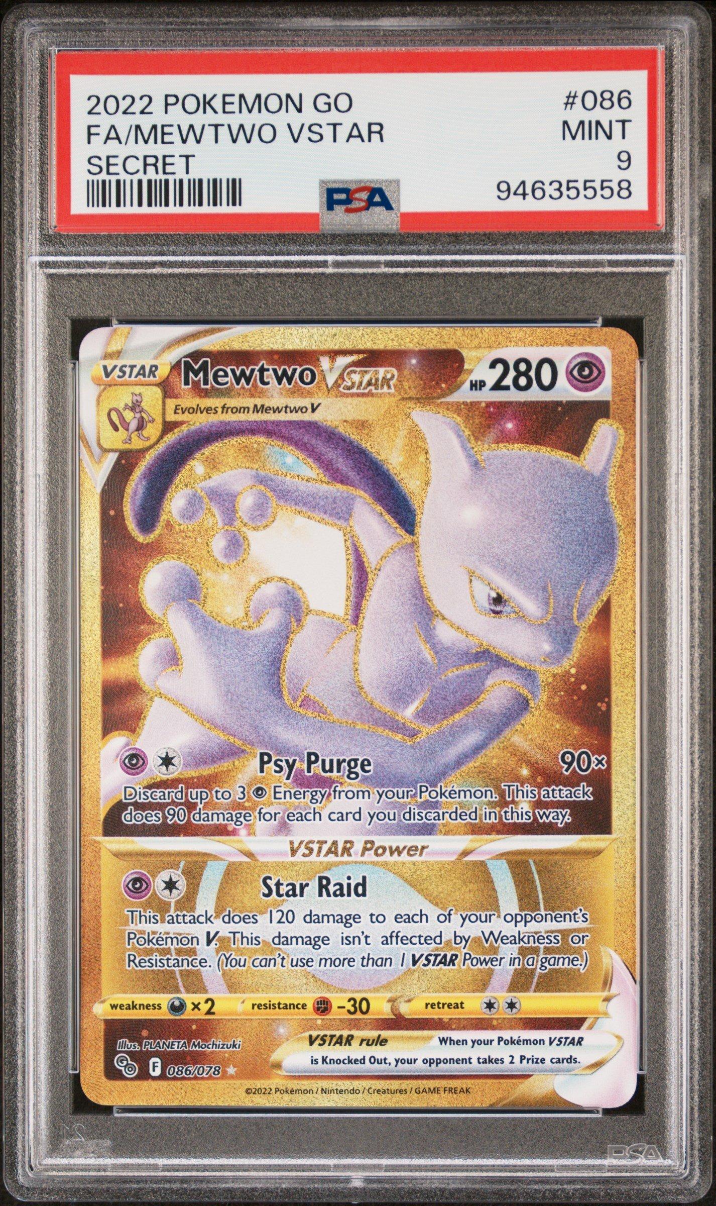 pokemon go cards mewtwo vstar UR[S10b 091/071](Enhanced Expansion Pack "Pokemon GO") PLANETA Mochizuki Mewtwo VSTAR (79) (Secret) -