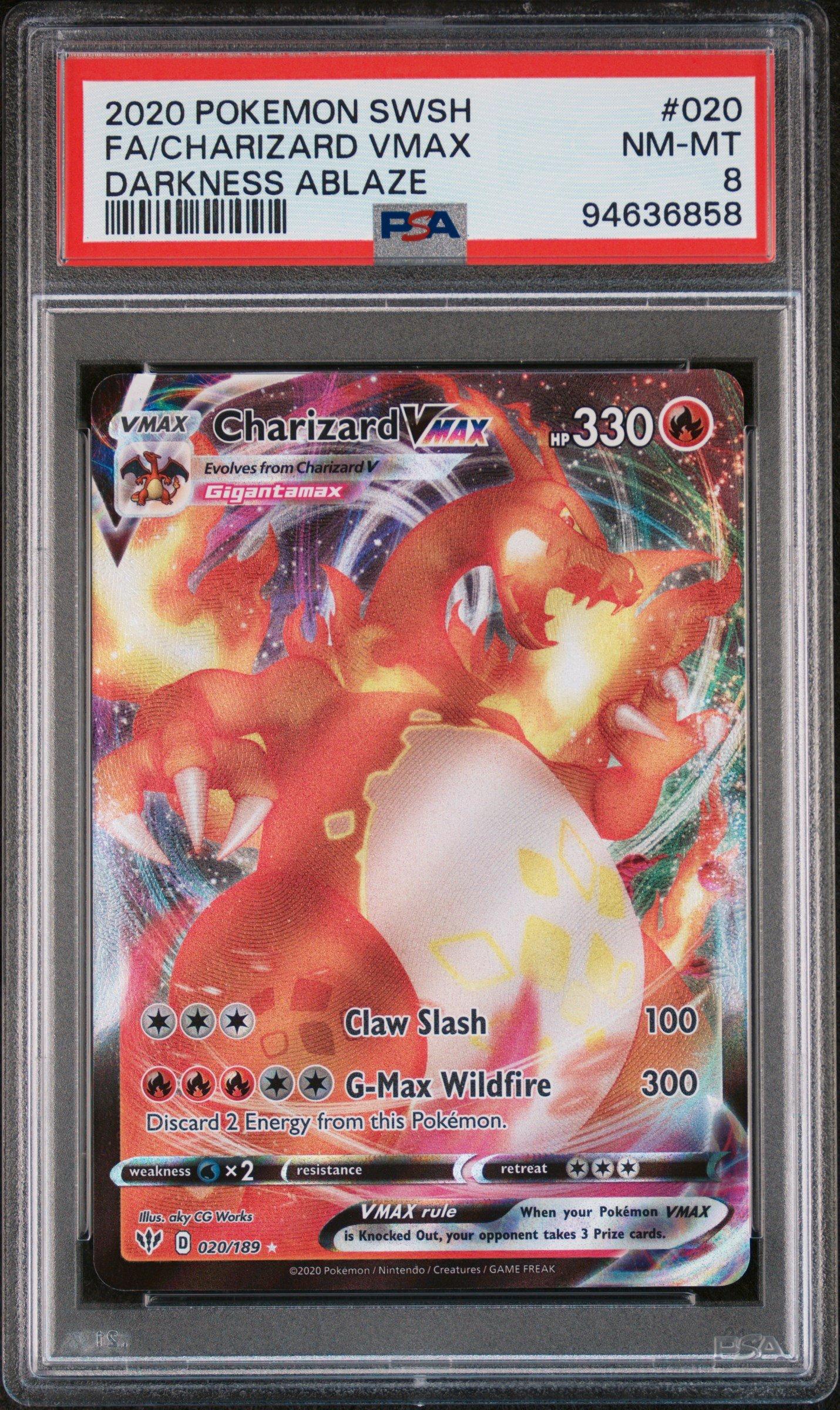 2020 Pokemon Sword & Shield Darkness Ablaze 020 Full Art/charizard
