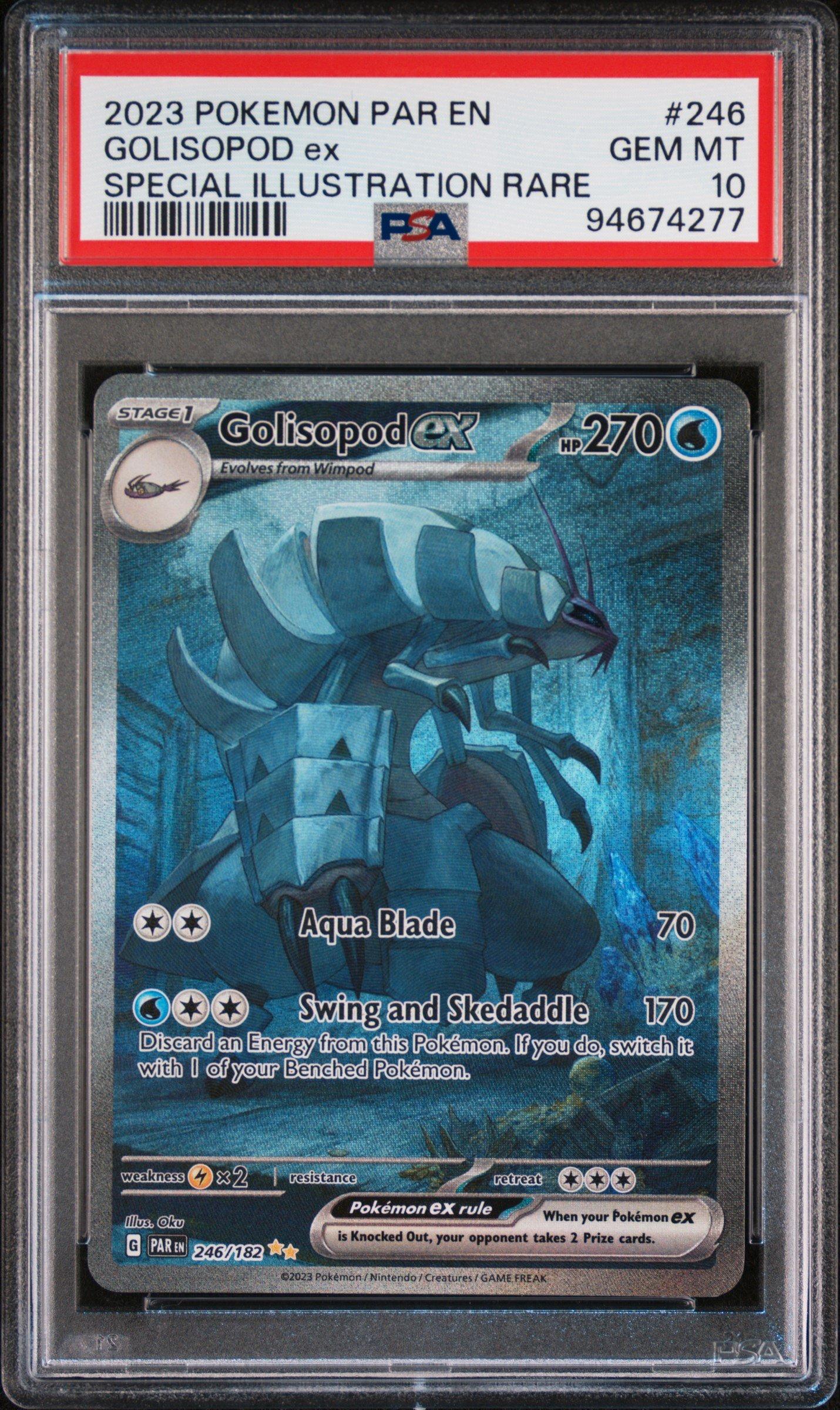 2023 Pokemon Par En-paradox Rift 246 Golisopod Ex Special