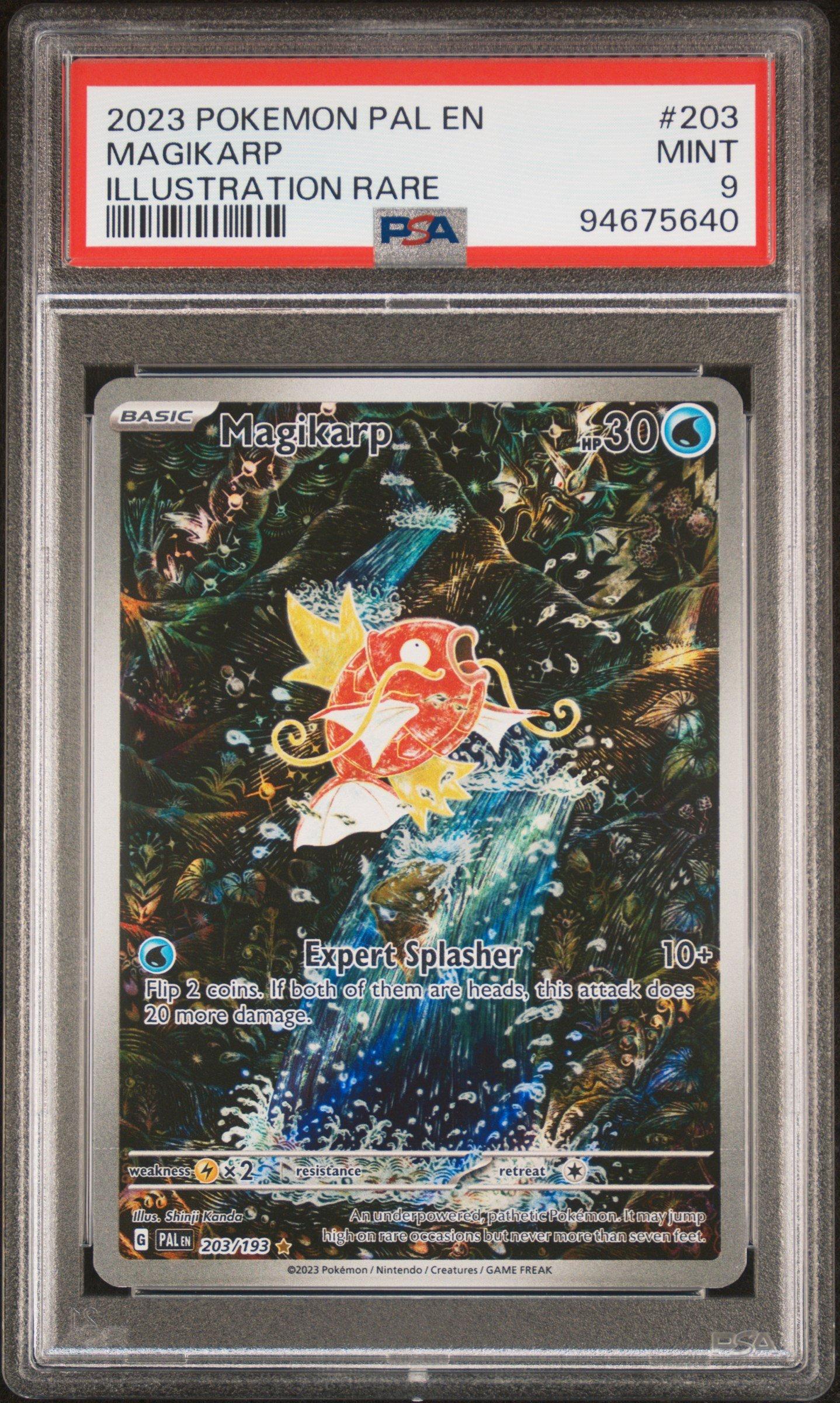 2023 Pokemon Pal En-paldea Evolved 203 Magikarp Illustration Rare PSA 9 ...