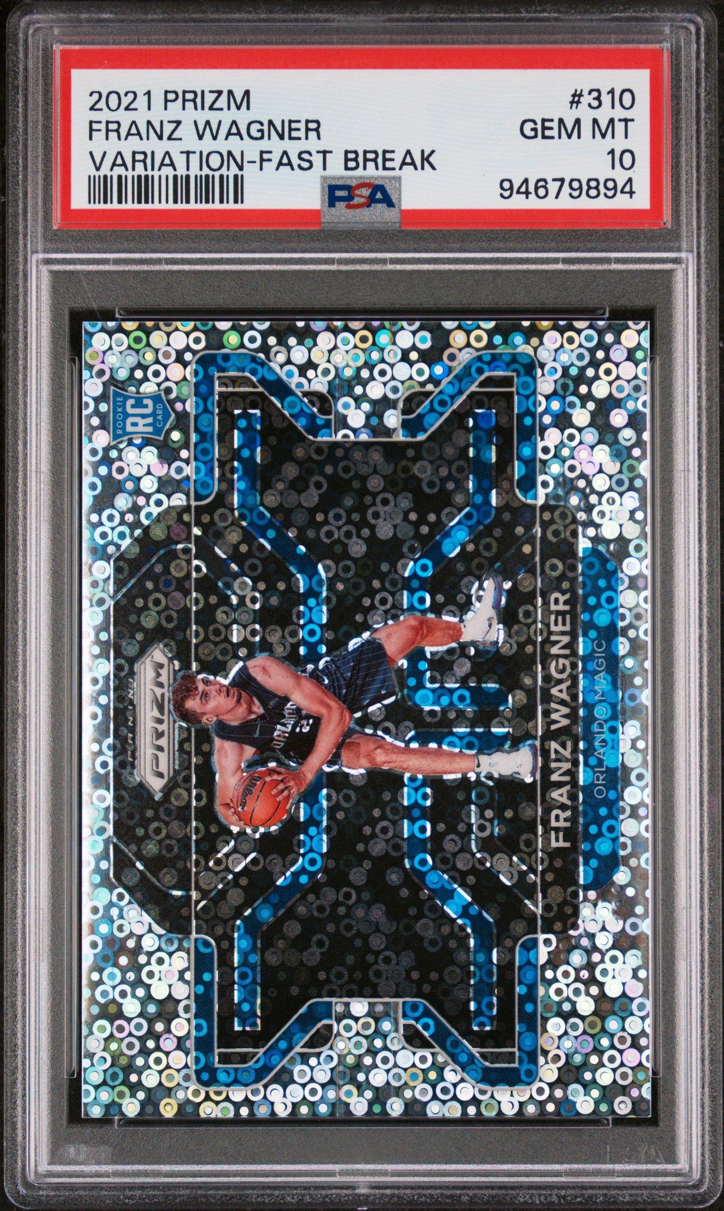 2021 Panini Prizm 310 Franz Wagner Variation-fast Break PSA 10