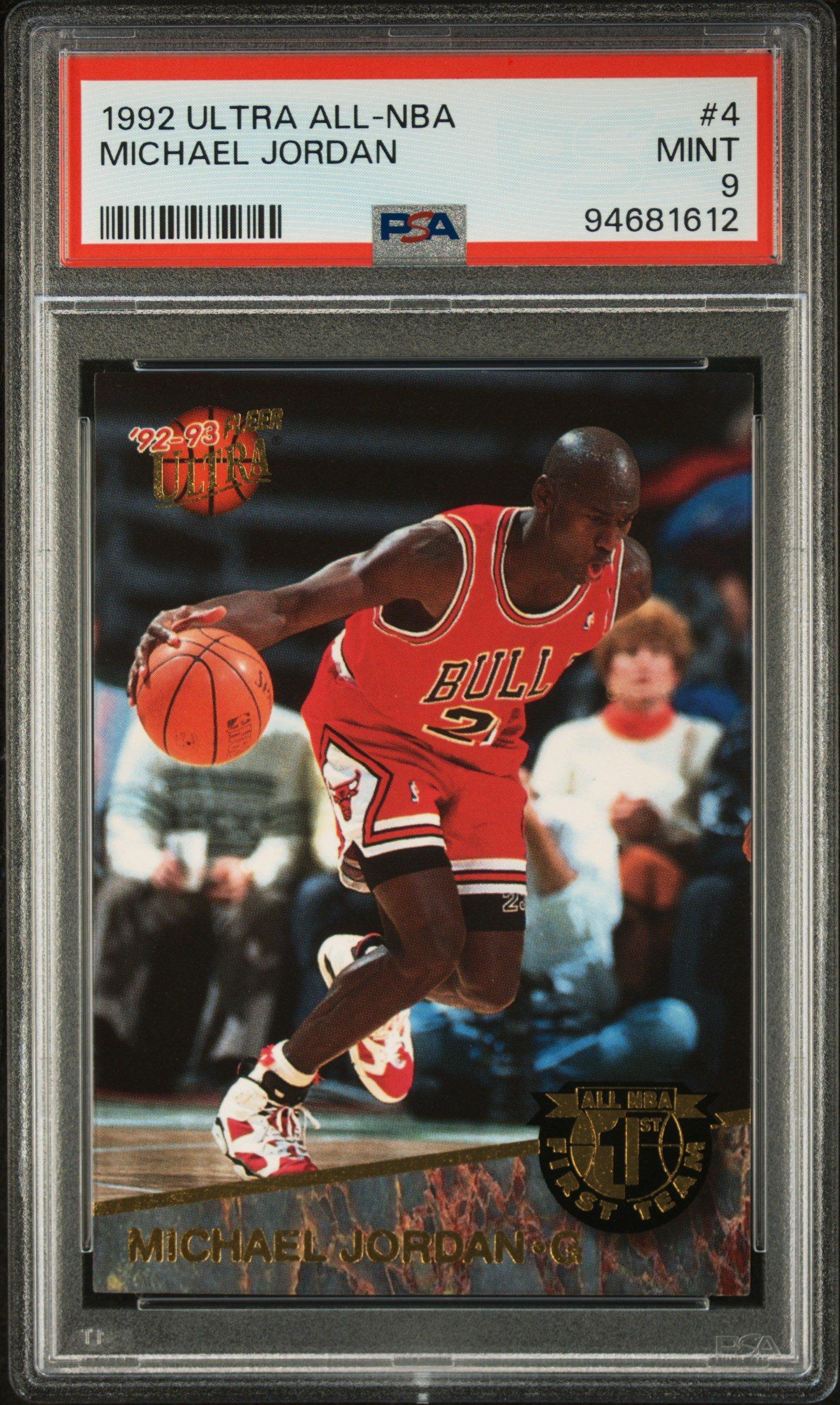 1992 Ultra All-nba 4 Michael Jordan PSA 9