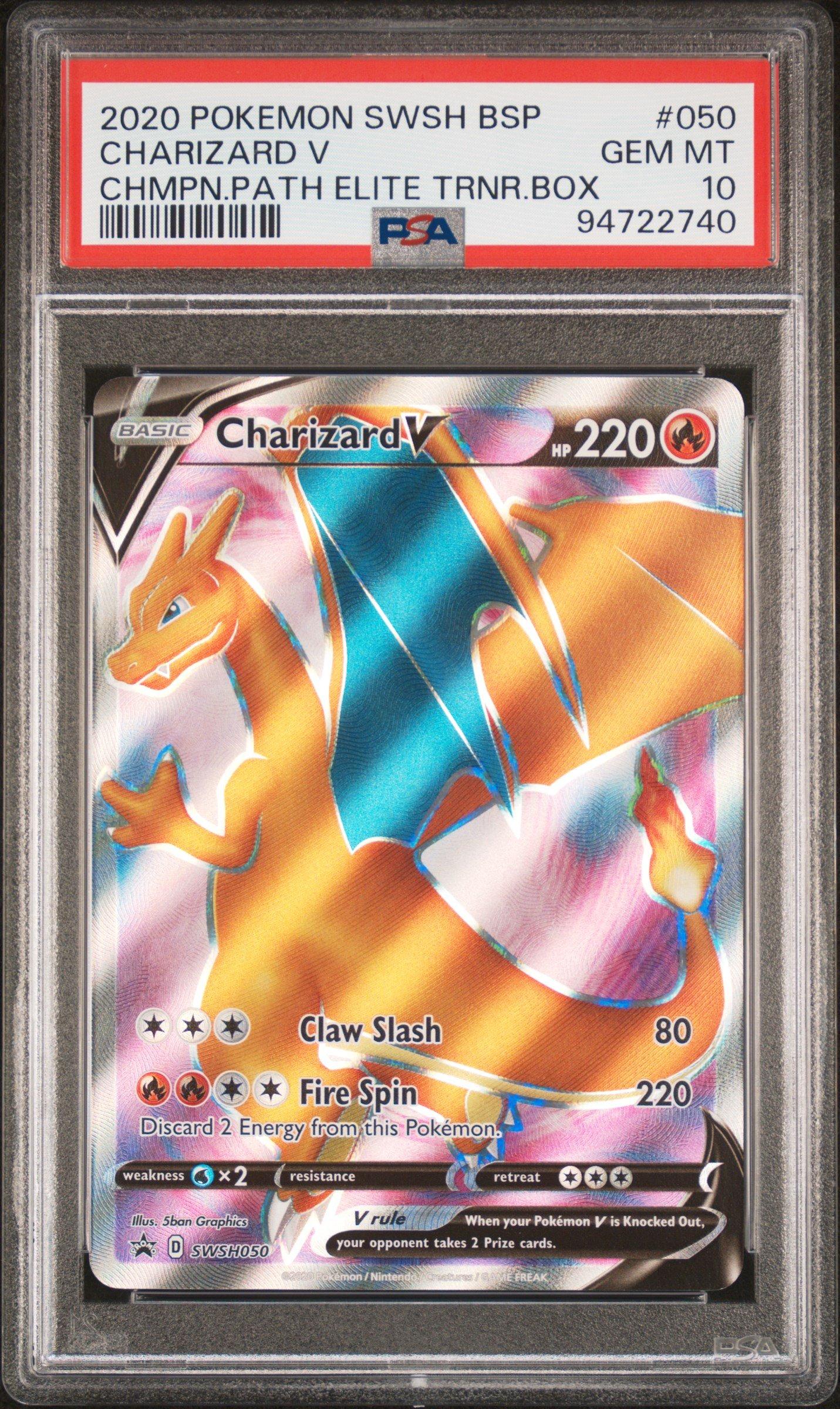2020 Pokemon Swsh Black Star Promo 050 Charizard V Champion's Path ...