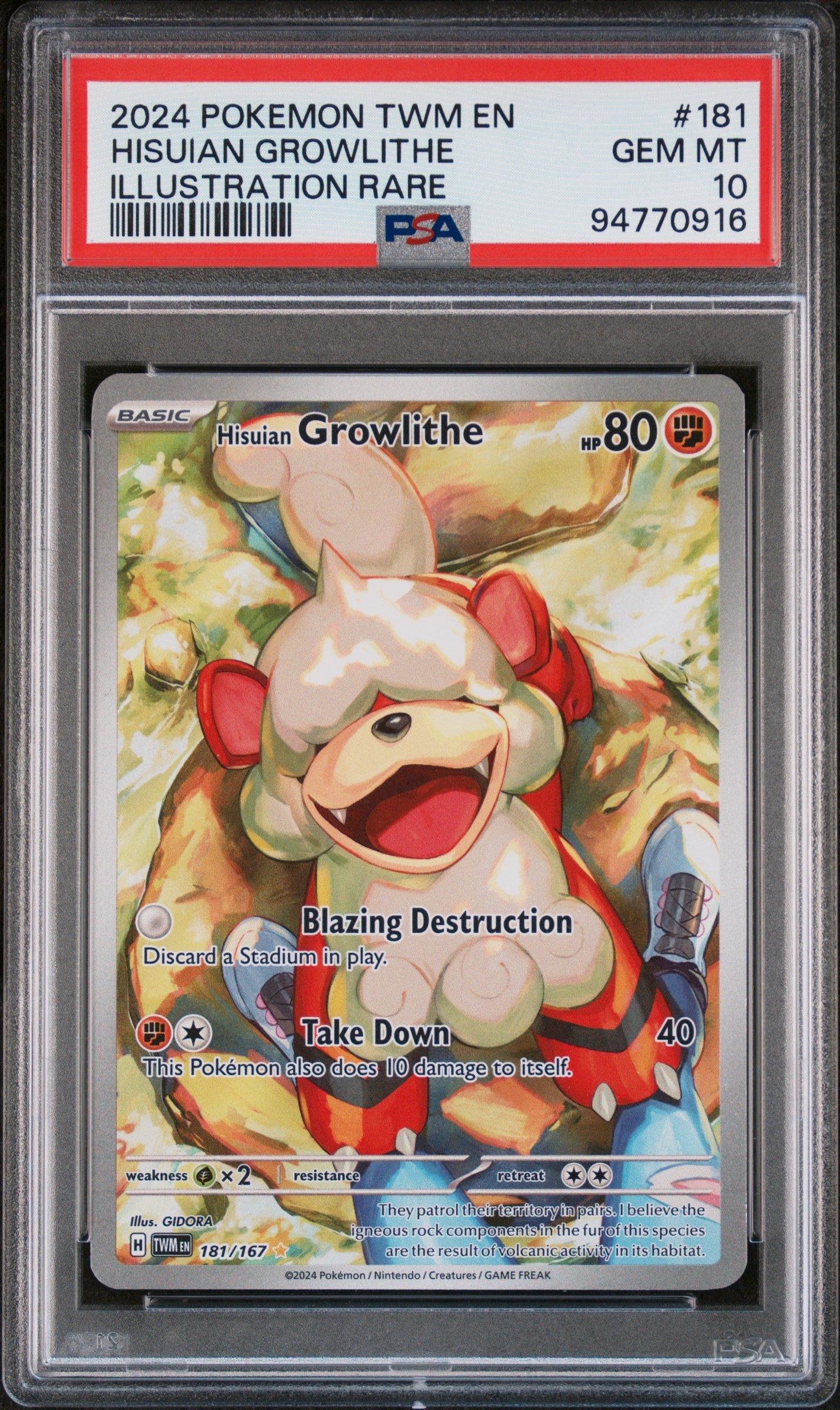 pokemon growlithe card Shiny Collection PSA 10 Browse more Pokmon at our store. GROWLITHE HeartGold SoulSilver HGSS Common