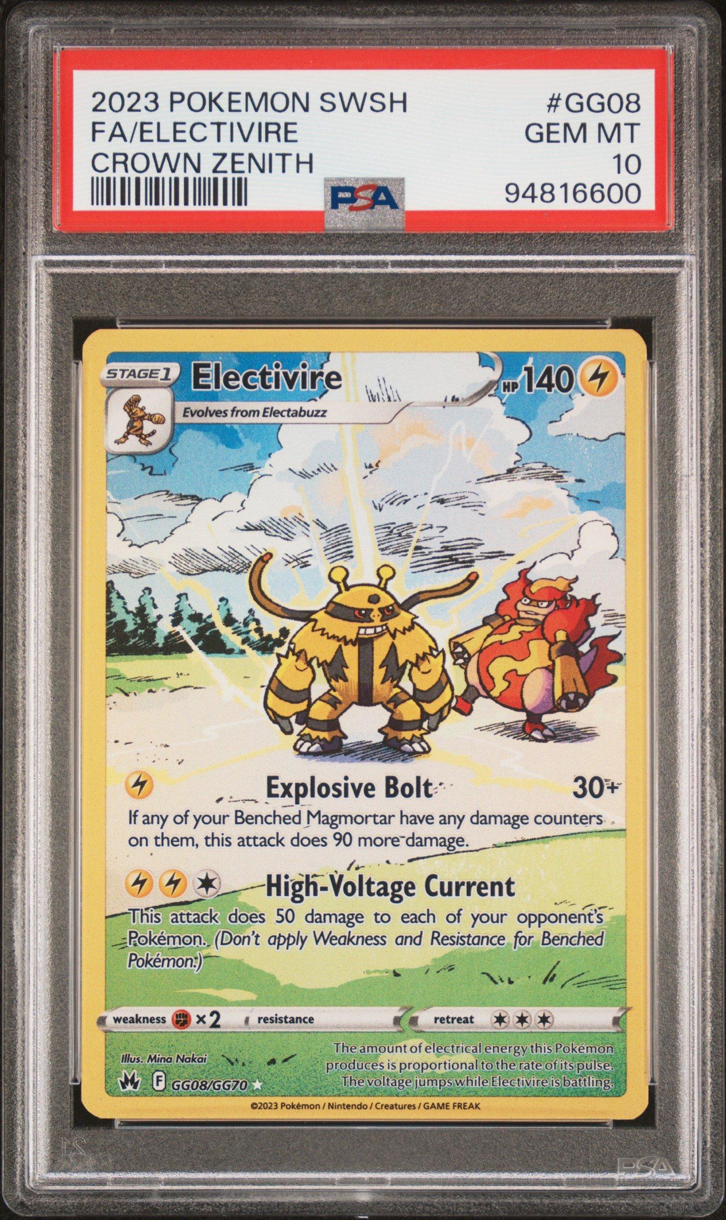 2023 Pokemon Sword And Shield Crown Zenith Gg08 Full Art