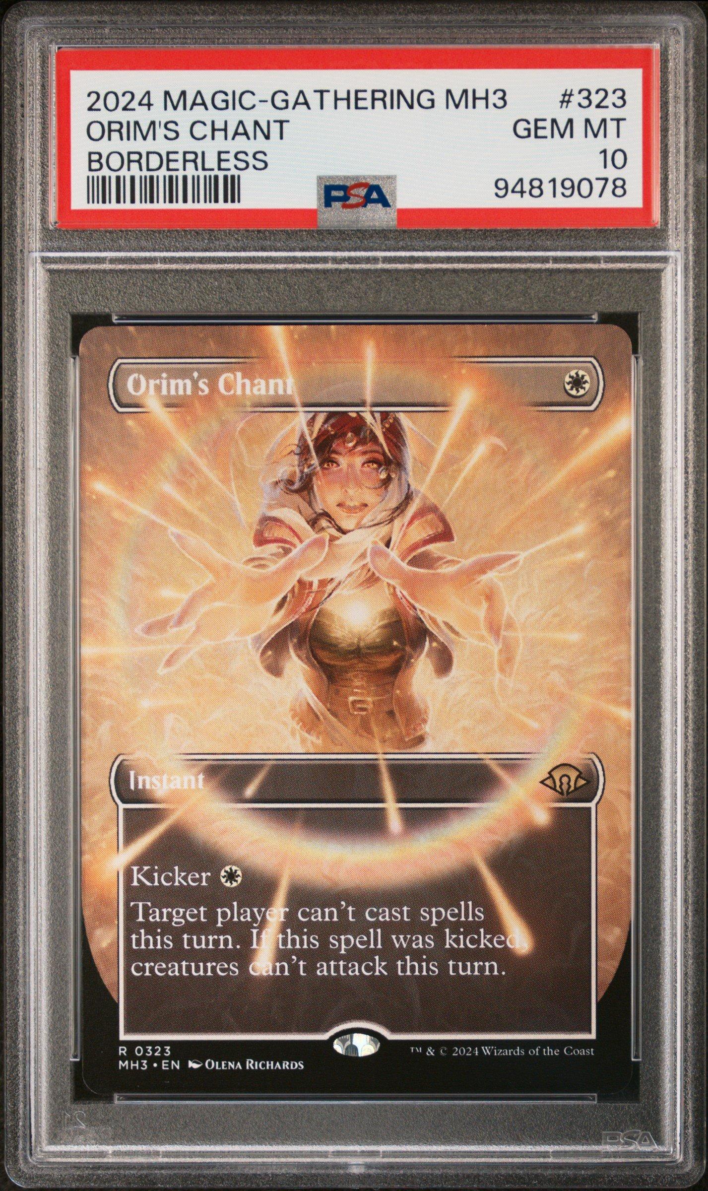 2024 Magic The Gathering Modern Horizons 3 323 Orim's Chant