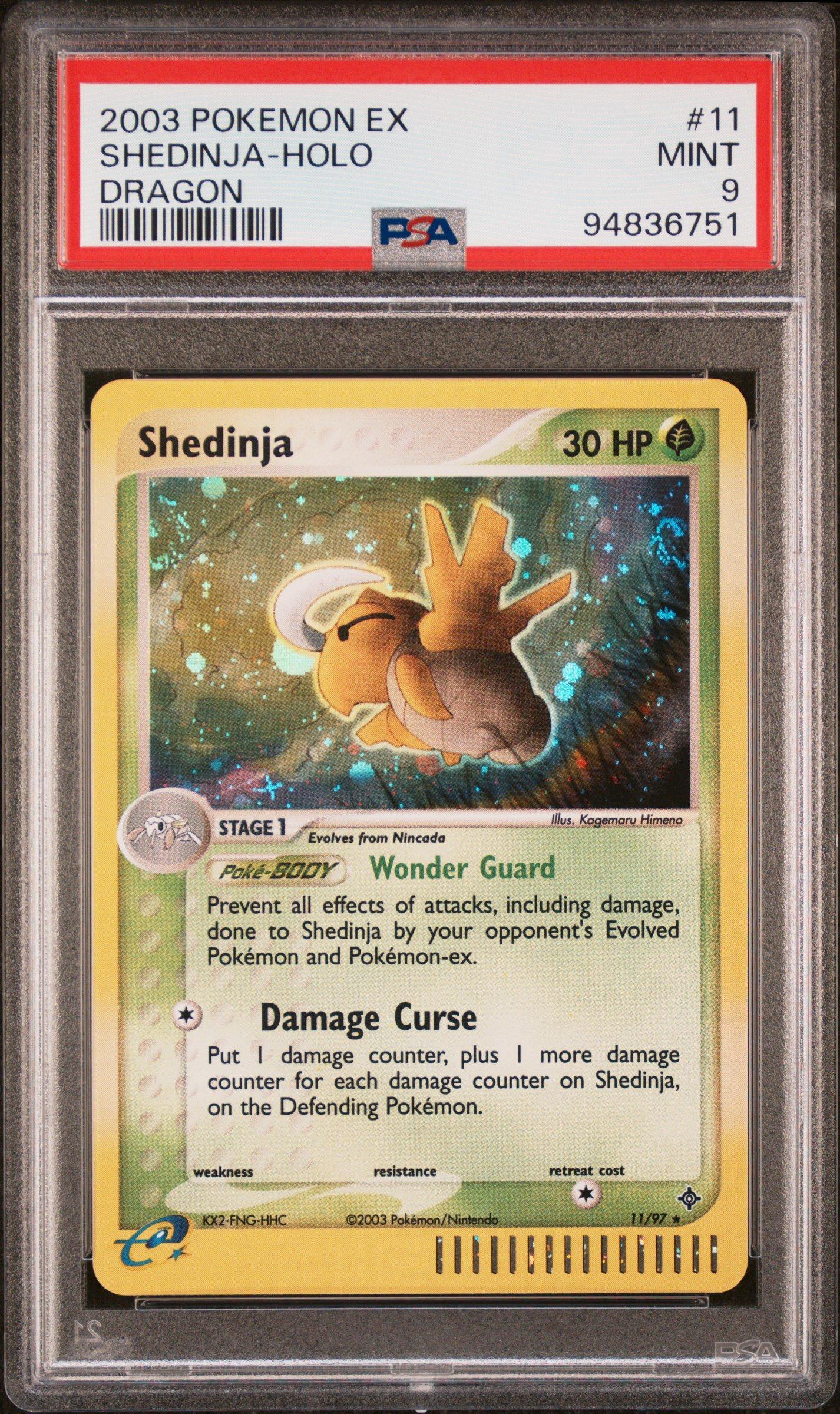 2003 Pokemon Ex Dragon 11 Shedinja-holo PSA 9 Graded Card | GameStop