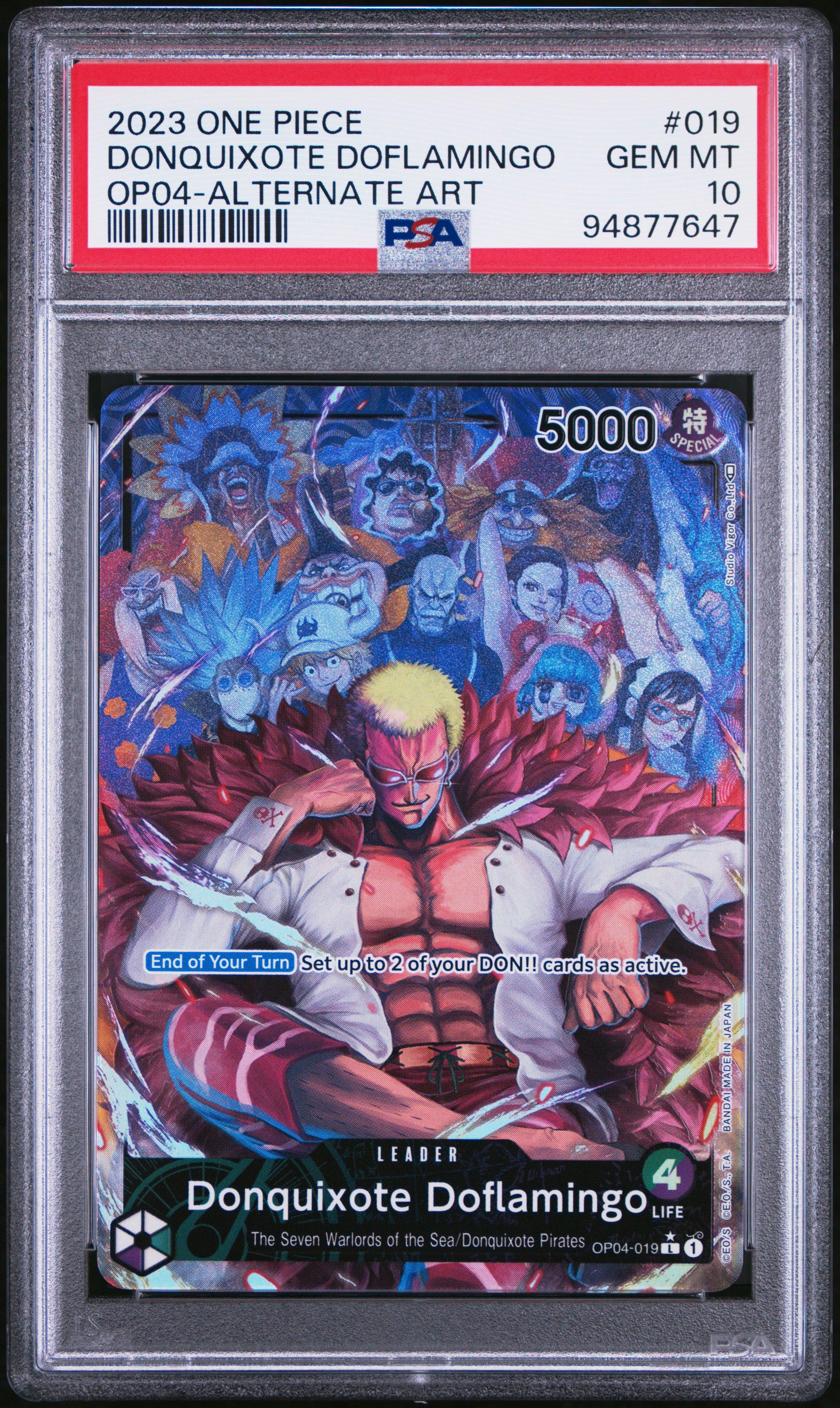 2023 One Piece Kingdoms Of Intrigue 019 Donquixote Doflamingo Alternate