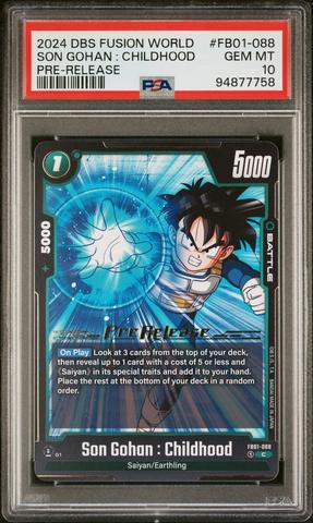 Dragon Ball Super Card Game Mutant Genesis popular EX06-07 Foil PSA 10 GEM MT Dr. Myuu