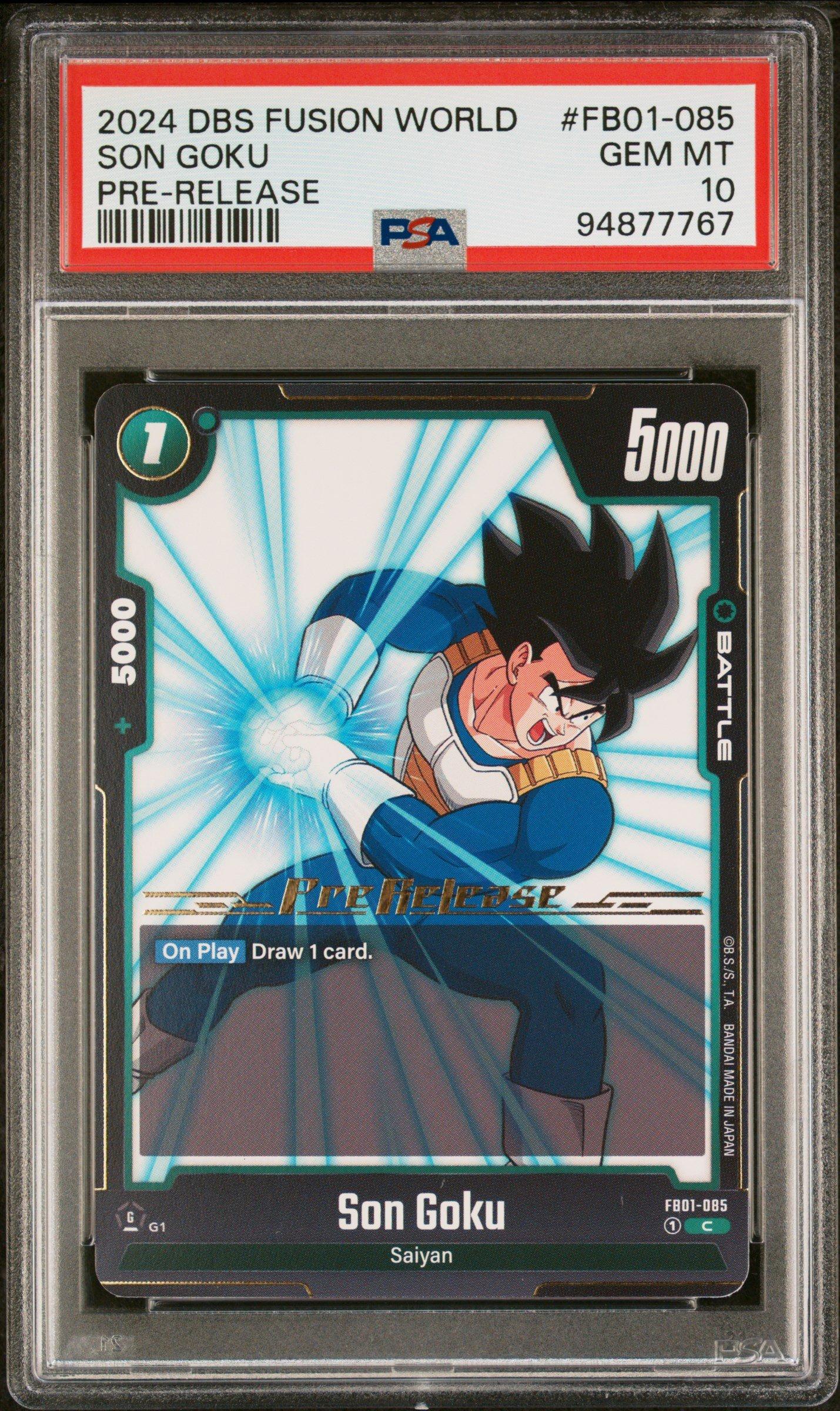 PSA 10 Gem Mint Dragon Ball Super store Heroes UGM1-SEC2 Son Goku & Vegeta