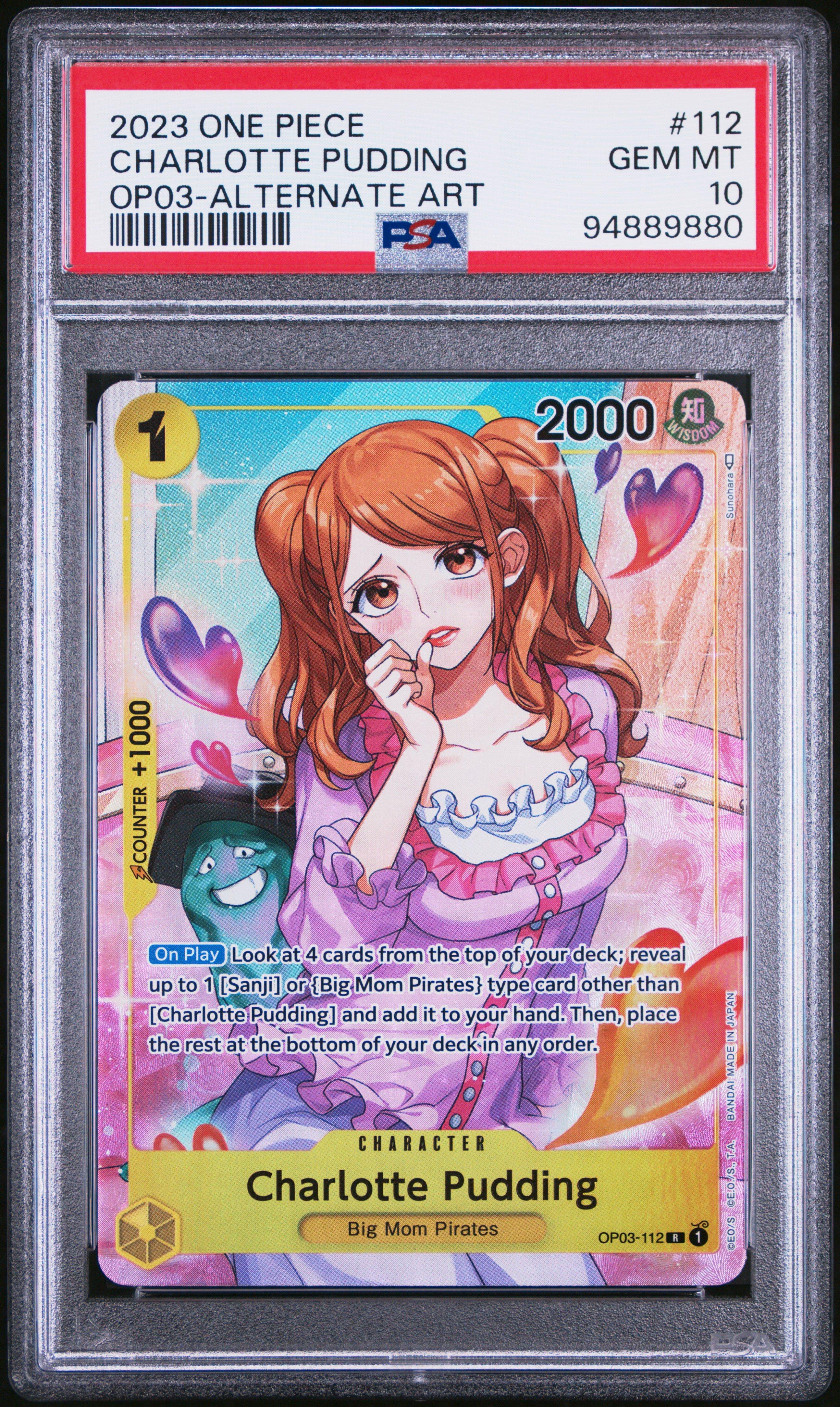 2023 One Piece Op03-pillars Of Strength 112 Charlotte Pudding