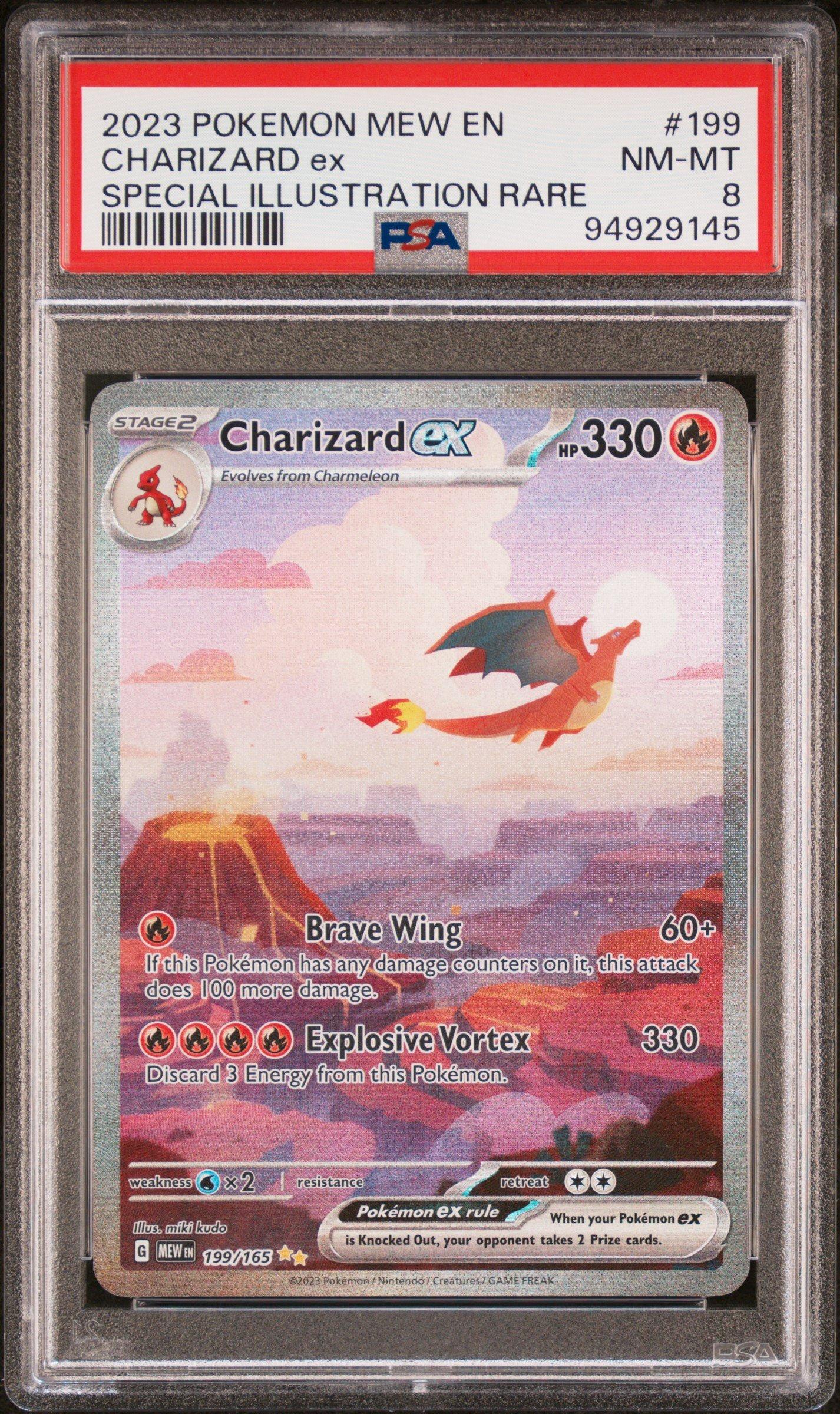 2023 Pokemon Mew En-151 199 Charizard Ex Special Illustration Rare