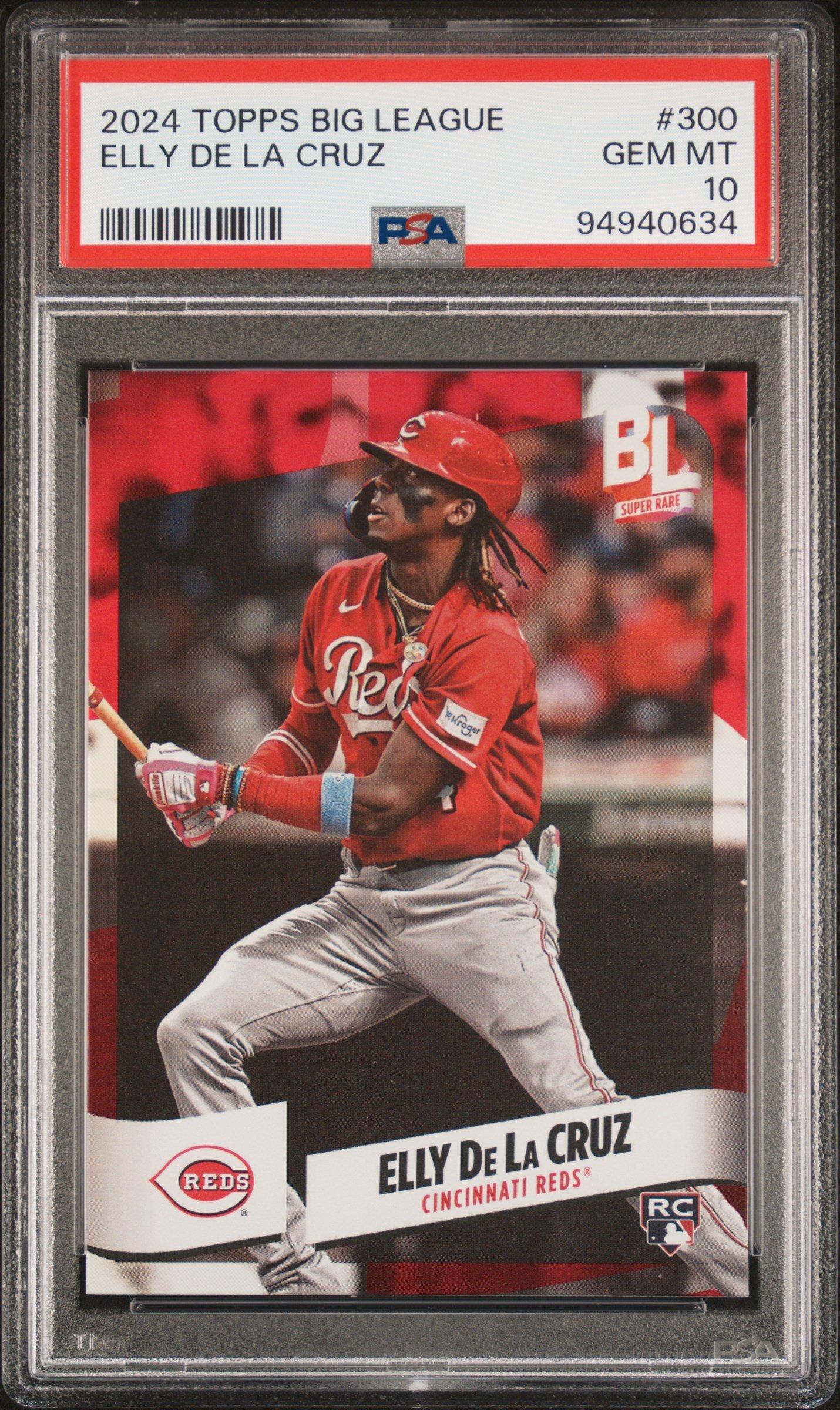 2024 Topps Big League 300 Elly De La Cruz PSA 10
