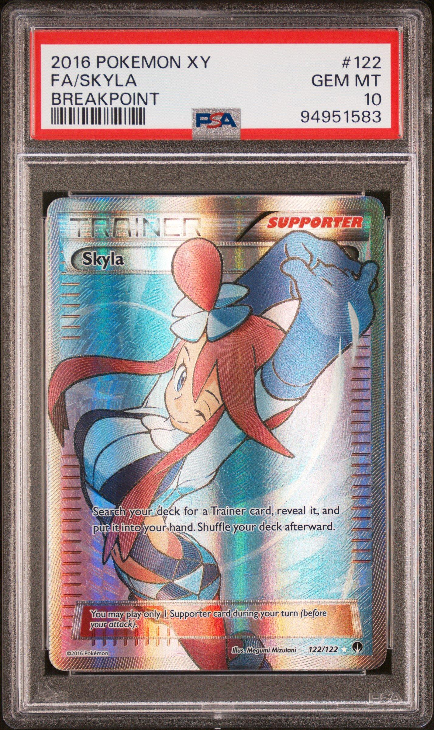2016 Pokemon Xy Breakpoint 122 Full Art/skyla PSA 10 Graded Card | GameStop