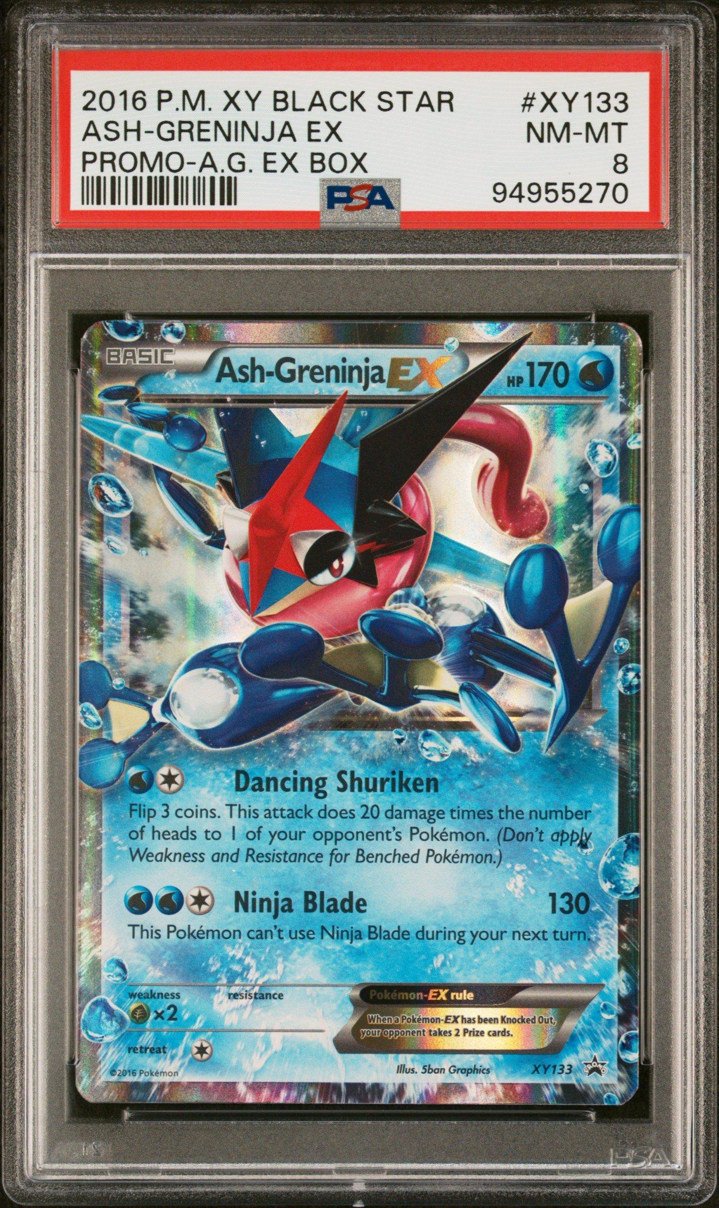 2016 Pokemon Xy Black Star Promo Xy133 Ash-greninja Ex Ash