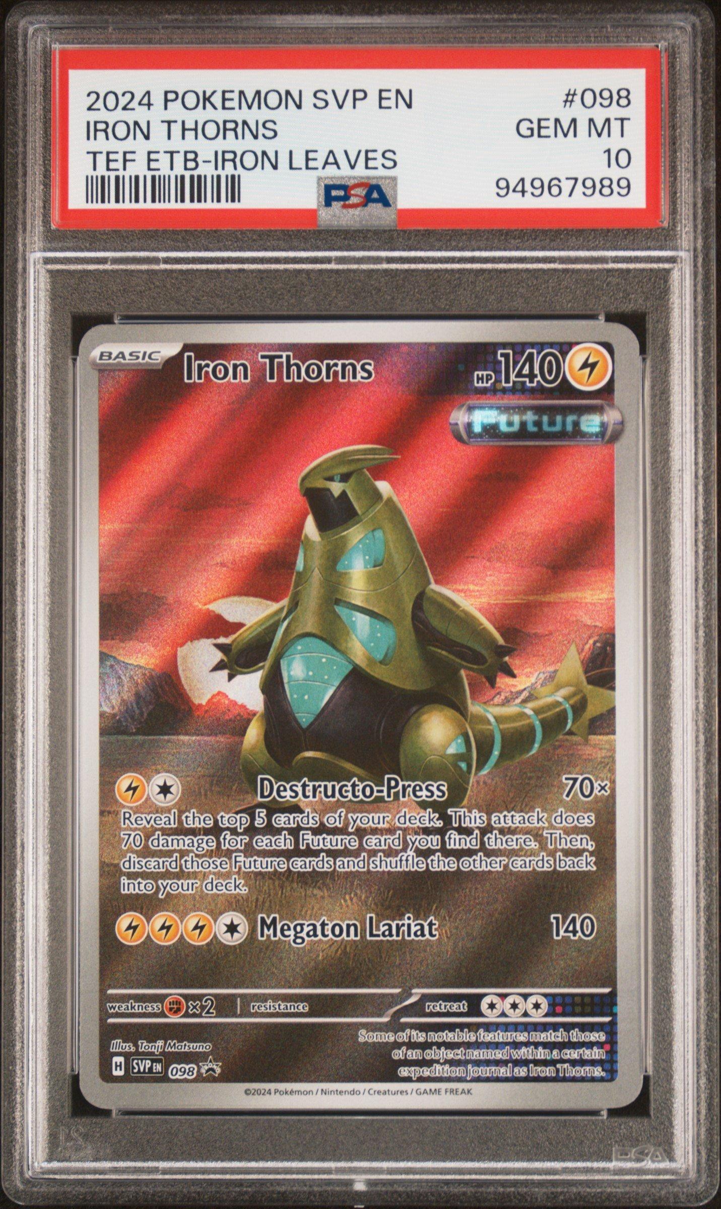 iron thorns pokemon card Pokémon TCG - Iron Thorns - 098 - Black Star Promo main image 1