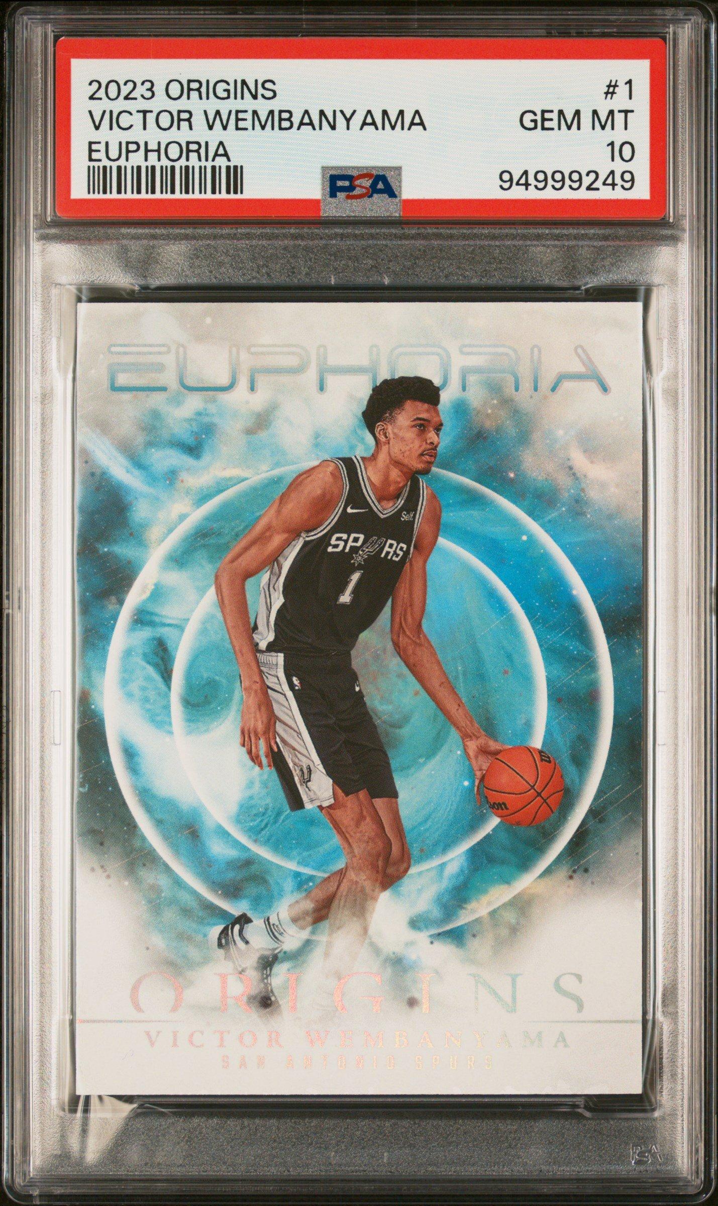 2023 Panini Origins Euphoria 1 Victor Wembanyama PSA 10