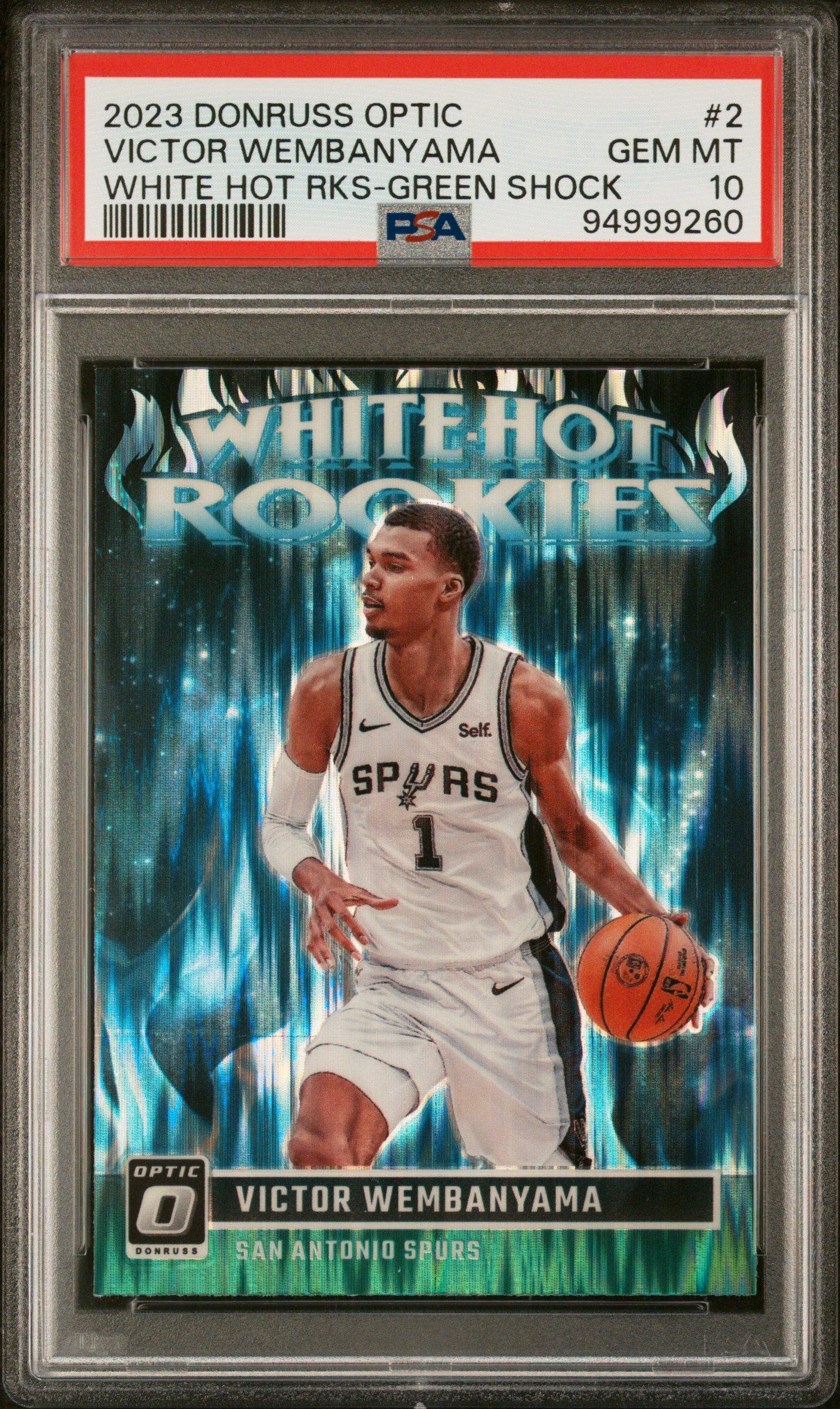 2023 Panini Donruss Optic White Hot Rookies 2 Victor Wembanyama