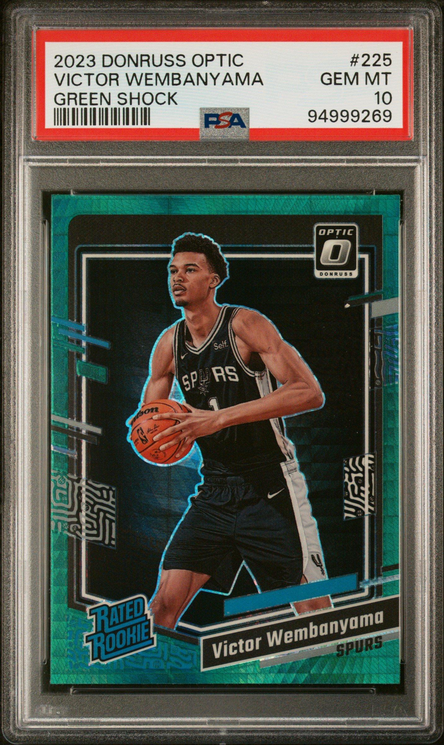 Victor wembanyama green ice psa 10