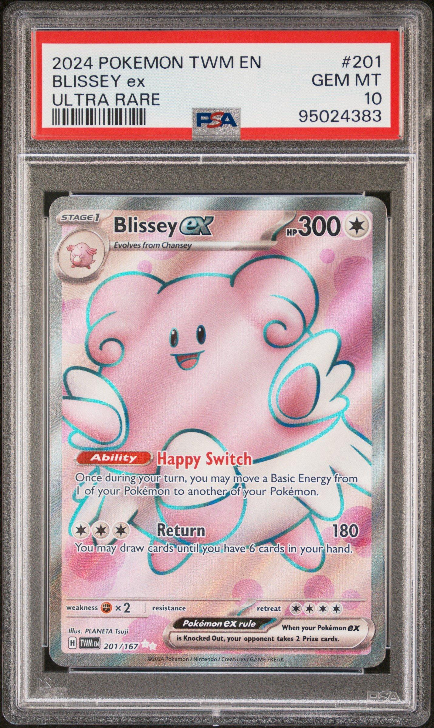 2024 Pokemon Twm En-twilight Masquerade 201 Blissey Ex Ultra Rare