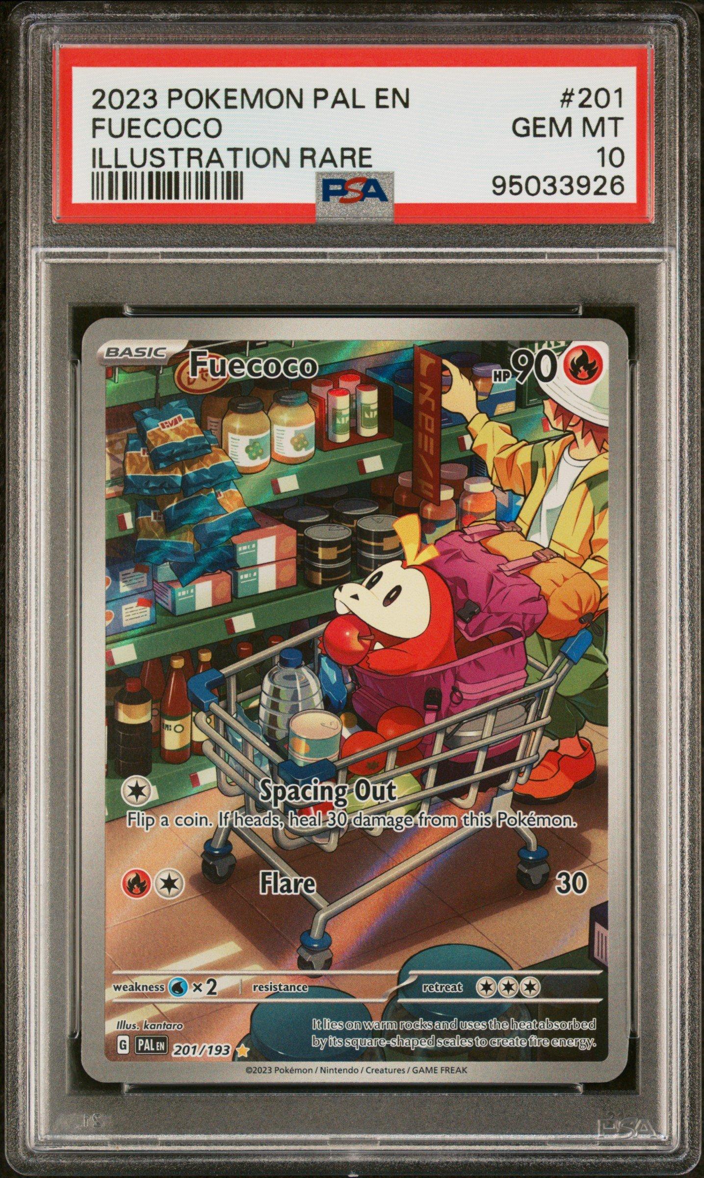 2023 Pokemon Pal En-paldea Evolved 201 Fuecoco Illustration Rare
