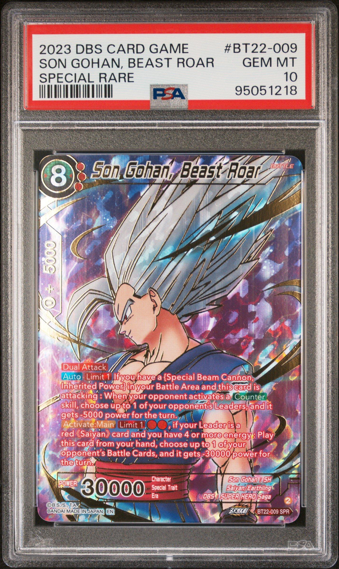 2023 Dragon Ball Super Card Game Series 22 Critical Blow Bt22-009 Son ...
