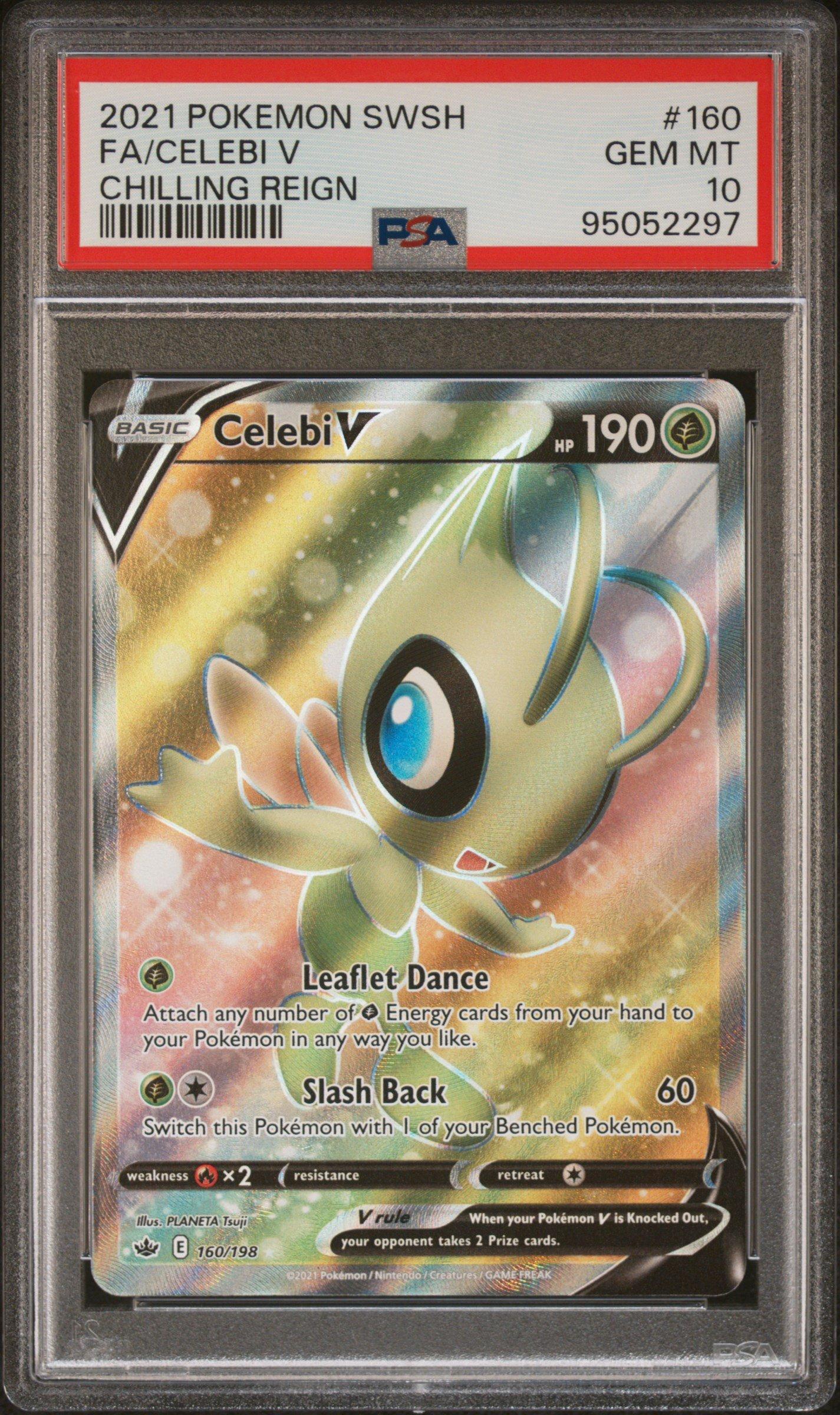PSA10カイリューV SR S10b Pokémon GO 6085 2021 Pokemon Sword & Shield Chilling Reign 160 Full Art/celebi V