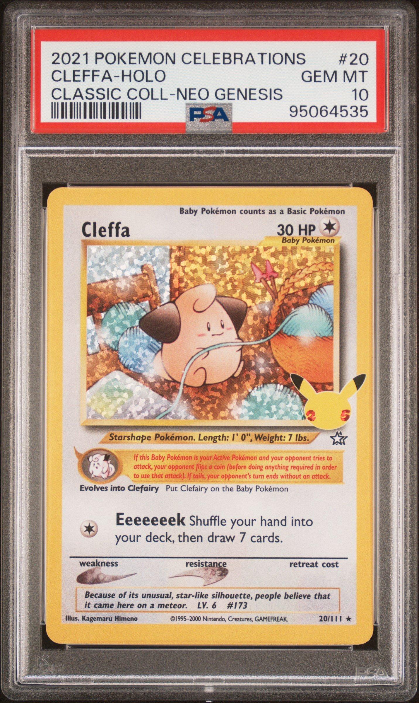 cleffa pokemon card value - Sword & Shield - Celebrations - Classic Collection If you use this Ability Cleffa - 24/95 (Reverse Foil)