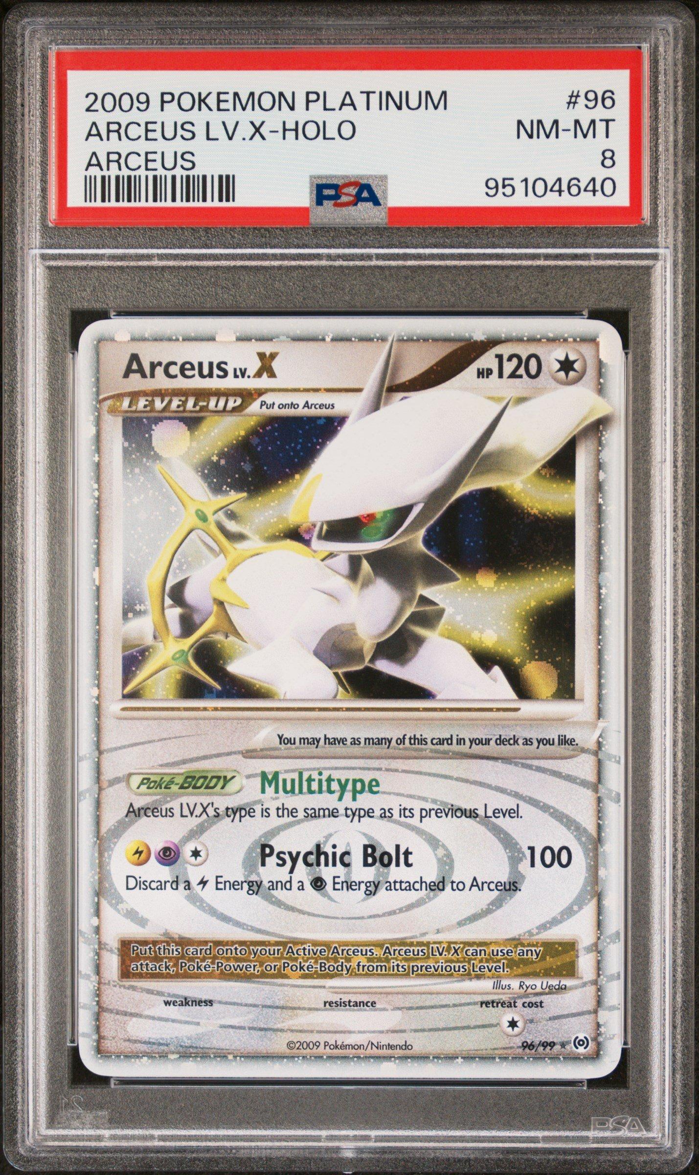 2009 Pokemon Platinum Arceus 96 Arceus Lv.x-holo PSA 8 | GameStop