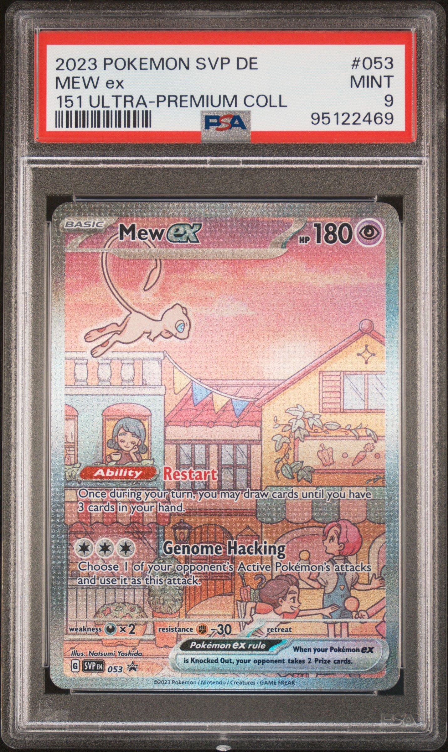 2023 Pokemon German Svp De-sv Black Star Promo 053 Mew Ex 151 Ultra-premium Collection PSA 9