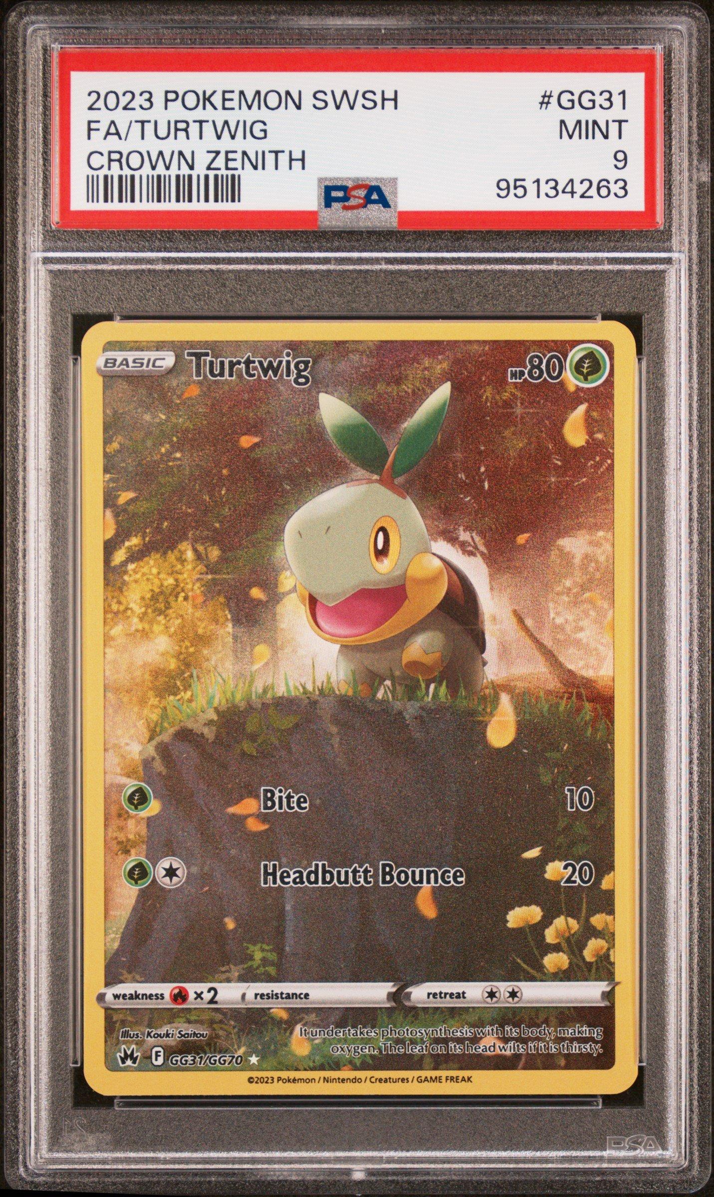 2023 Pokemon Sword And Shield Crown Zenith Gg31 Full Art/turtwig