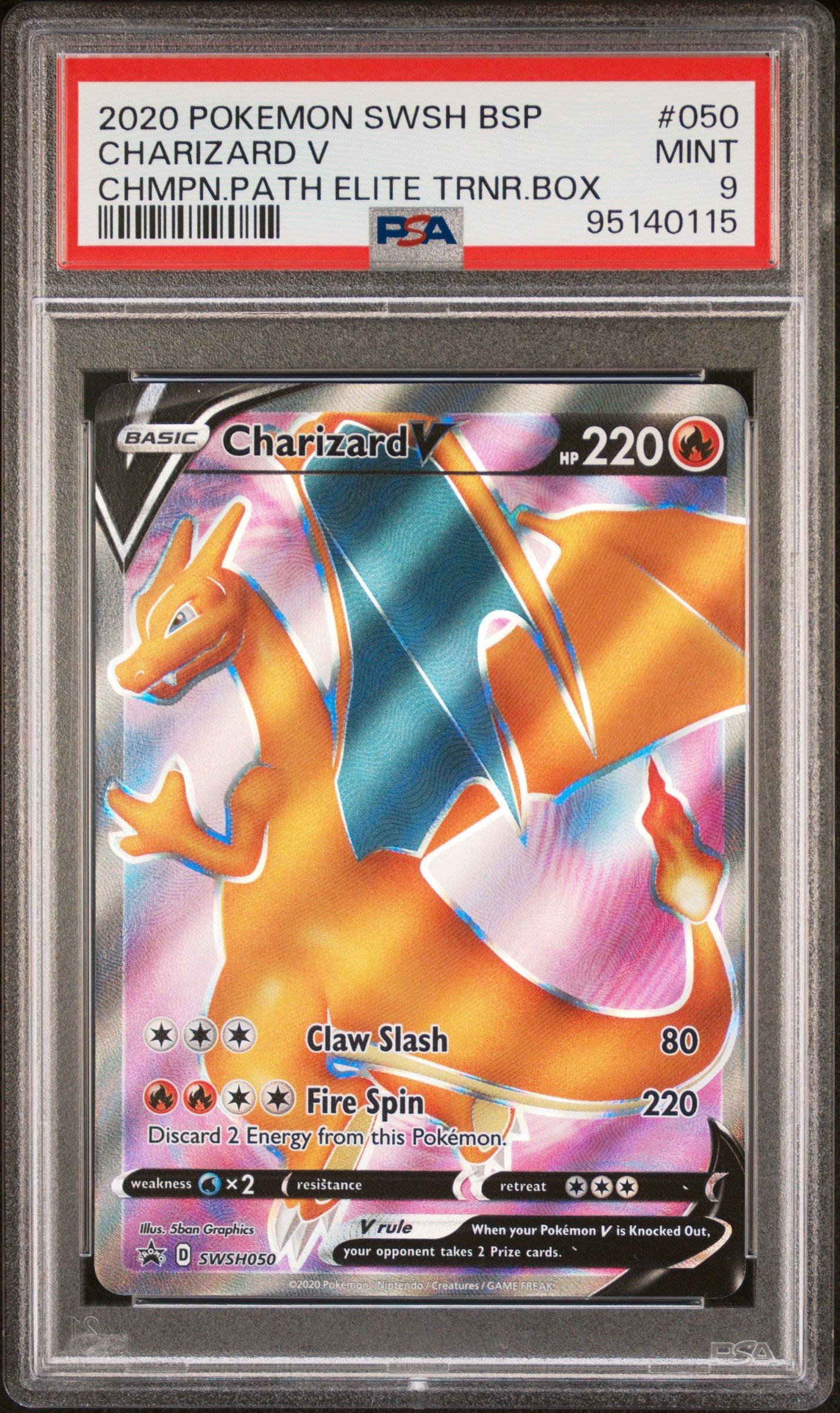 2020 Pokemon Swsh Black Star Promo 050 Charizard V Champion's Path ...